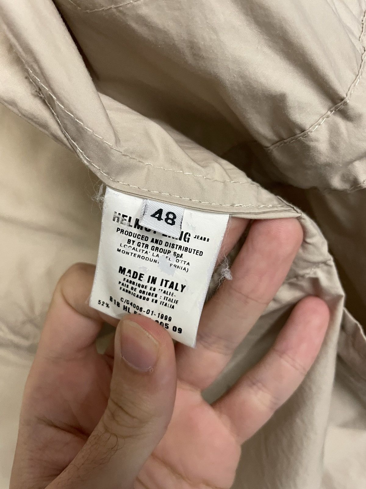 1999 military archive pockets zipper wind jacket parka rare
