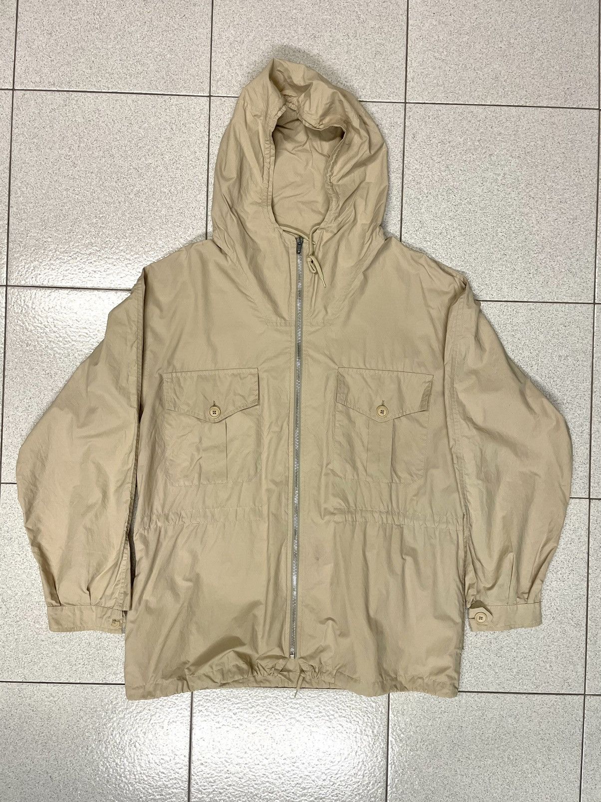 1999 military archive pockets zipper wind jacket parka rare
