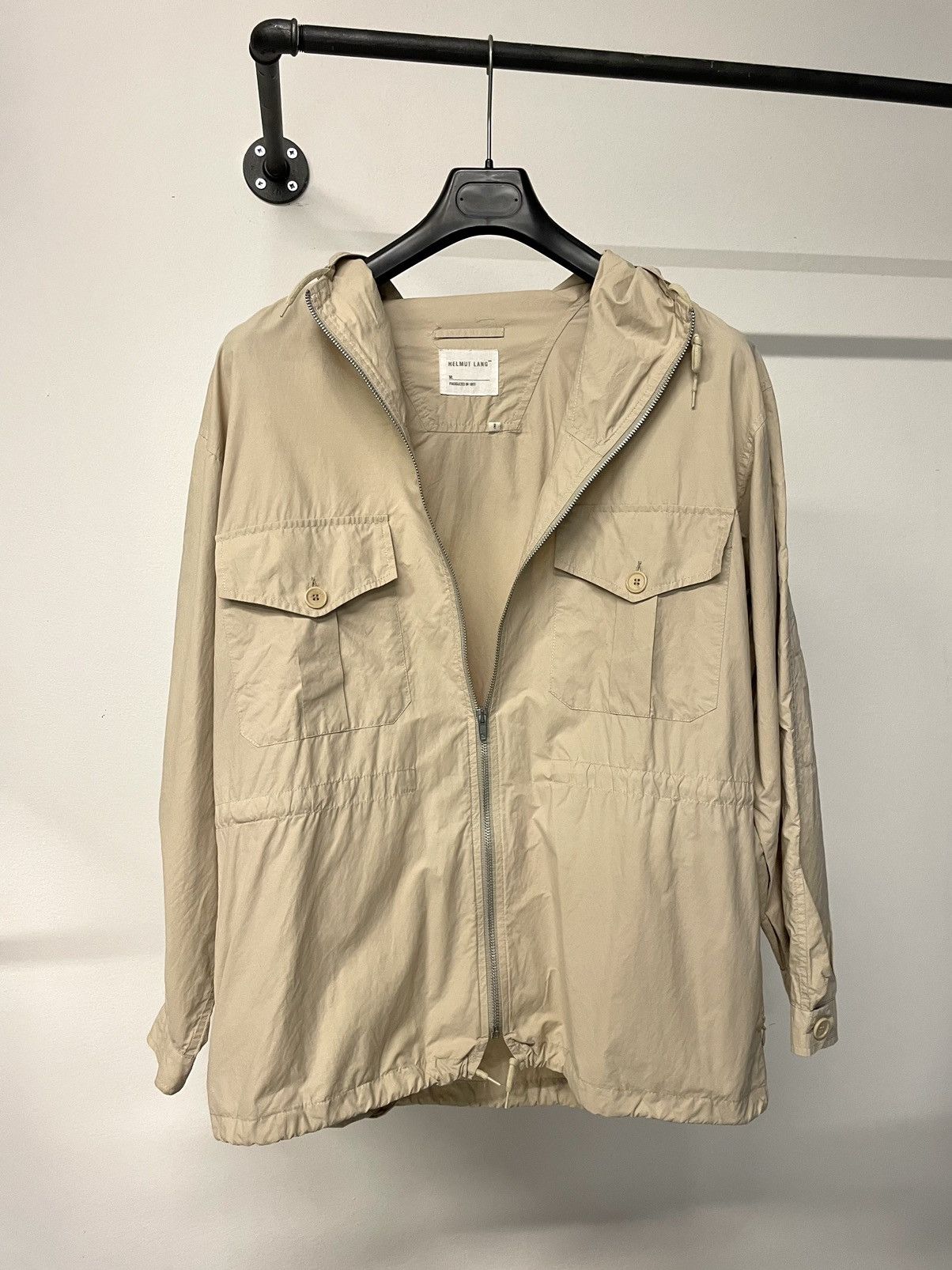 1999 military archive pockets zipper wind jacket parka rare