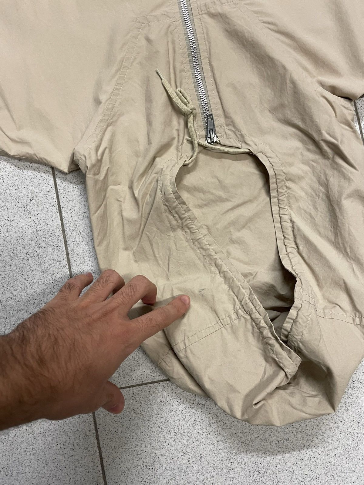 1999 military archive pockets zipper wind jacket parka rare