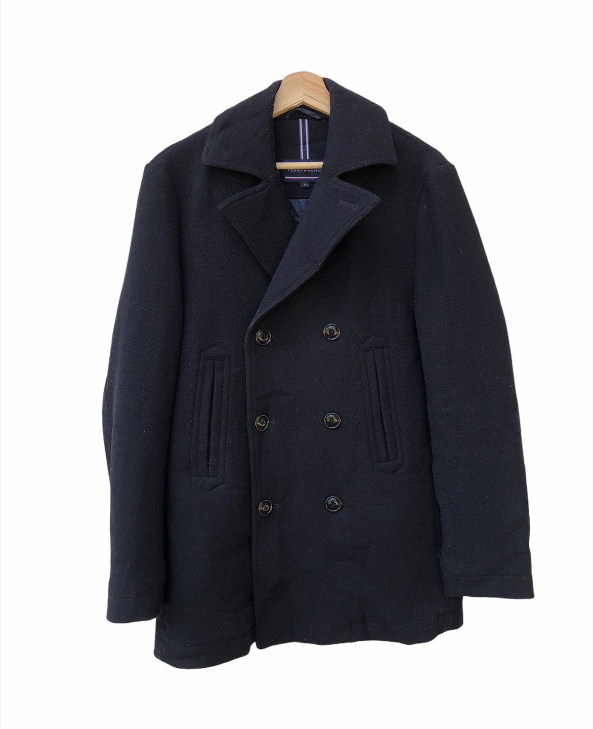 Tommy Hilfiger Tommy Hilfiger Wool Double Breast Parkas Jacket Size US M / EU 48-50 / 2 - 1 Thumbnail