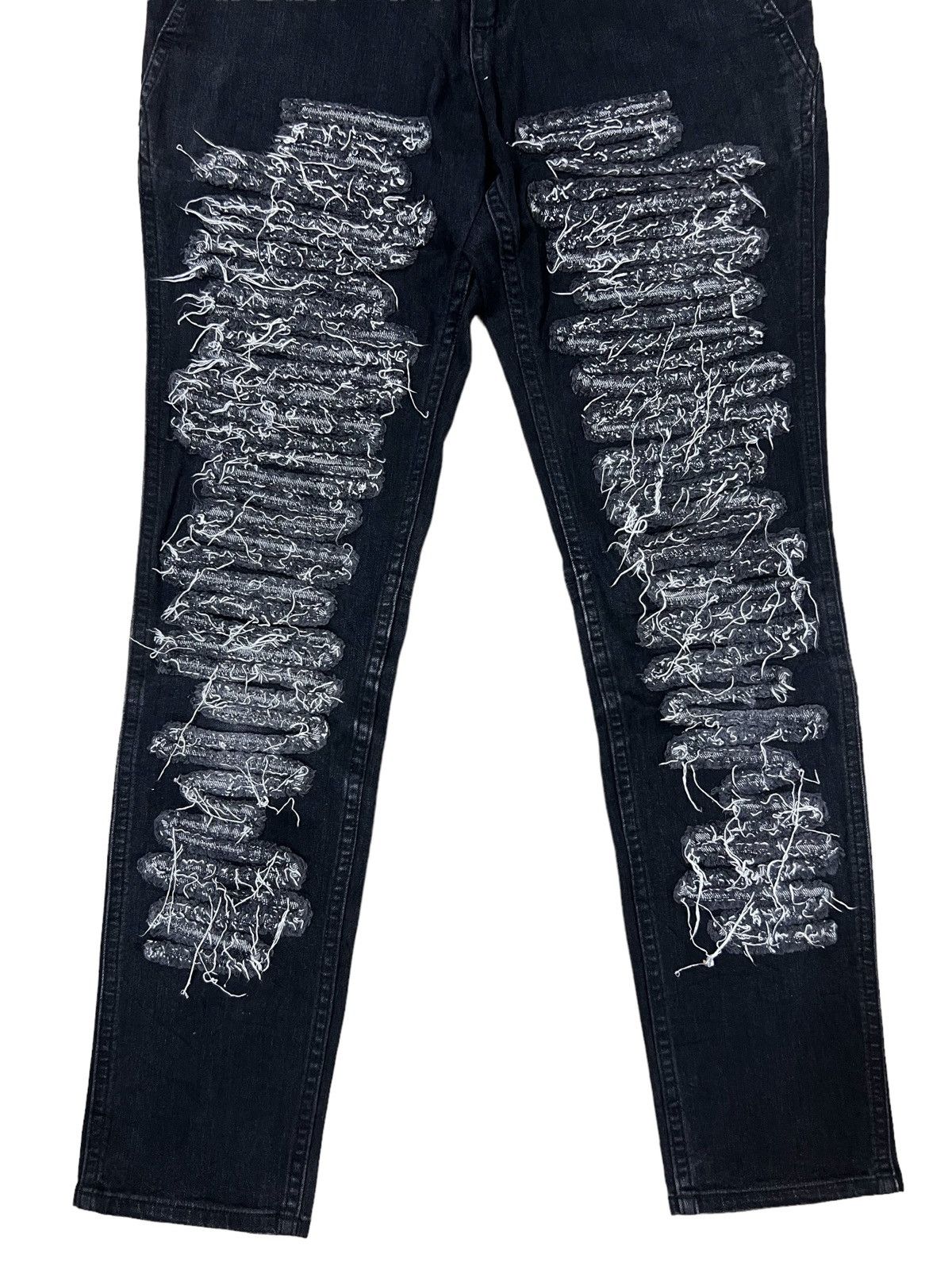 Issey Miyake GRAIL🔥Issey Miyake Zucca Distressed Undercover Scab Pants Size US 30 / EU 46 - 4 Thumbnail