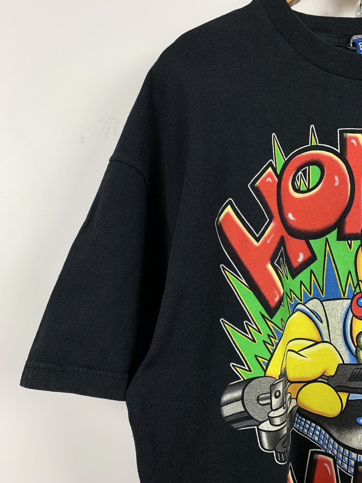The Simpsons 1998 Vintage Homer Simpson’s Mix DJ Black T-Shirt Size US XL / EU 56 / 4 - 11 Thumbnail