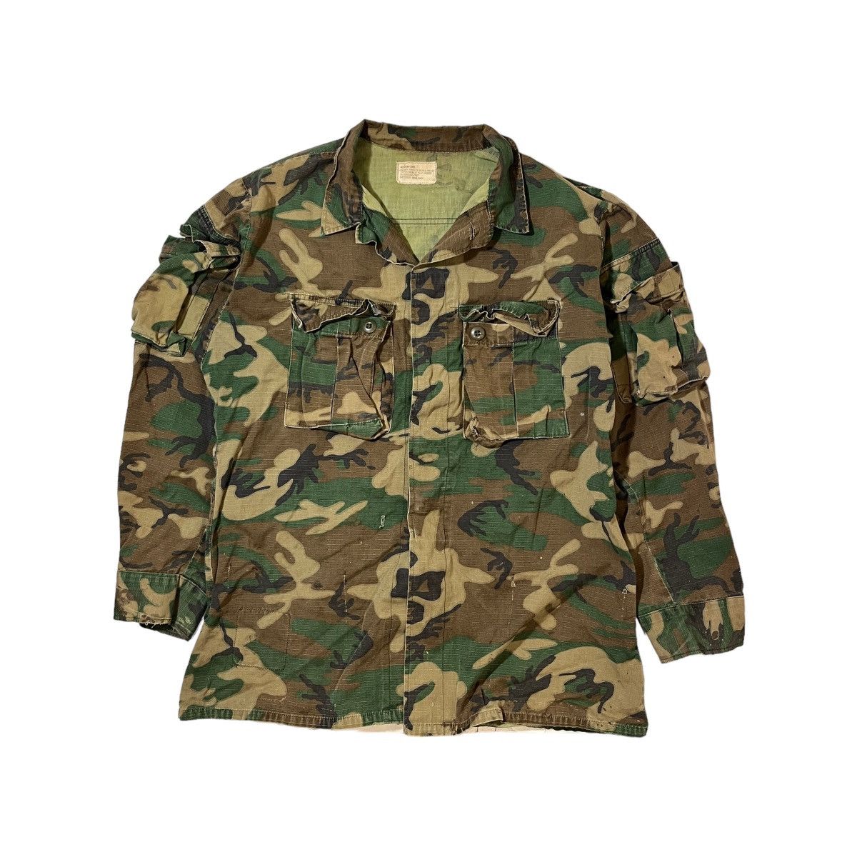 Vintage Military Hot Weather Camo Coat