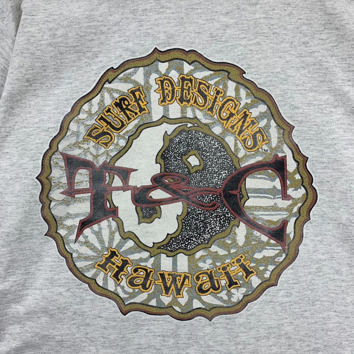 Vintage Vintage T&C SURF Design Hawaii 90 Men Tees Back Hit Logo Size US M / EU 48-50 / 2 - 2 Thumbnail