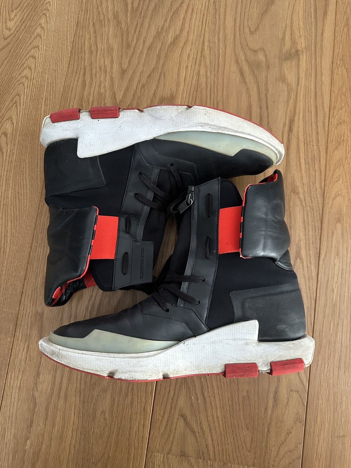 Y-3 Y-3 high top sneakers Size US 8.5 / EU 41-42 - 2 Thumbnail