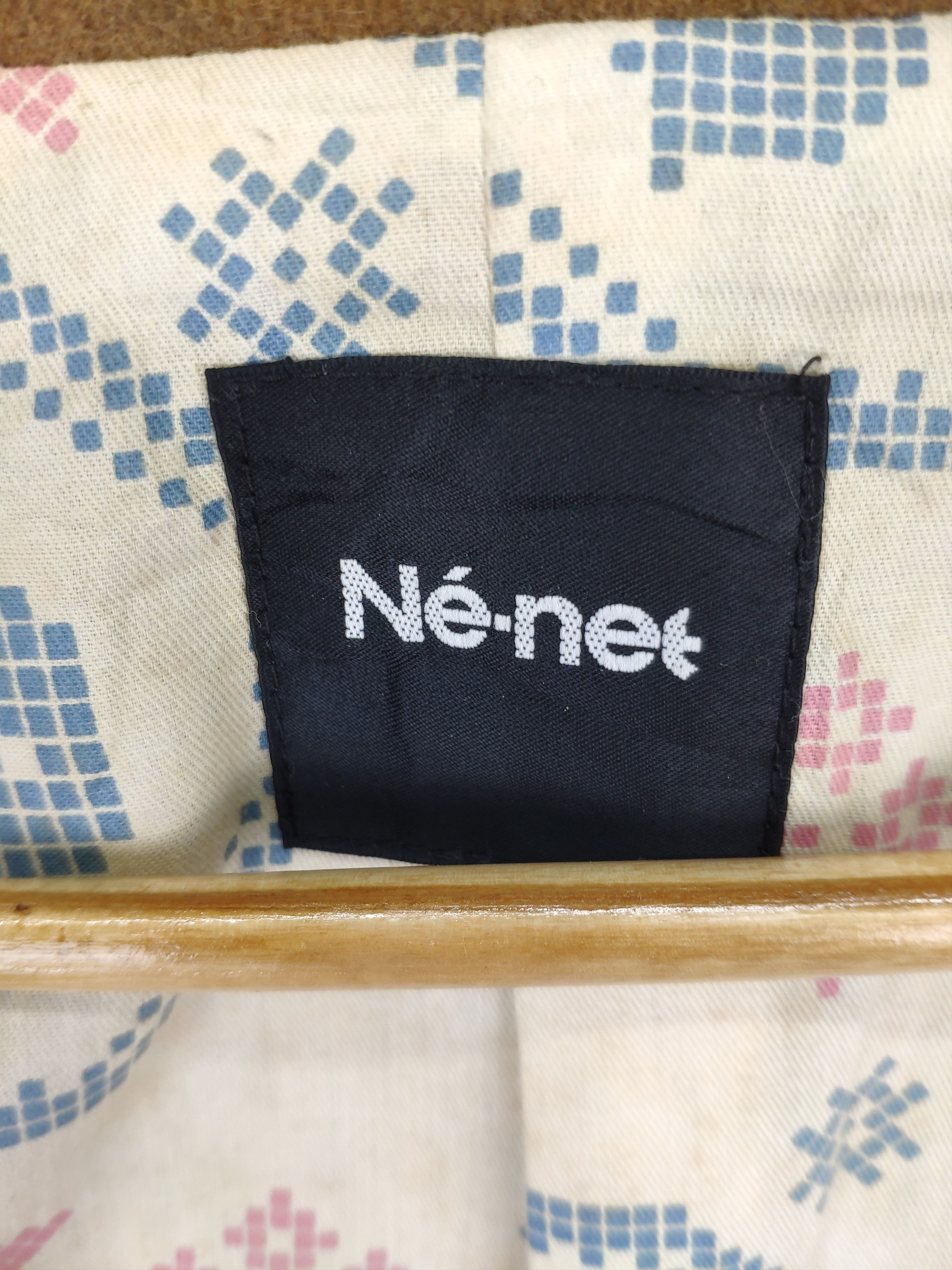 Designer × Issey Miyake × Japanese Brand Ne Net By Issey Miyake Wool Peacoat Native Linen Size US M / EU 48-50 / 2 - 17 Thumbnail