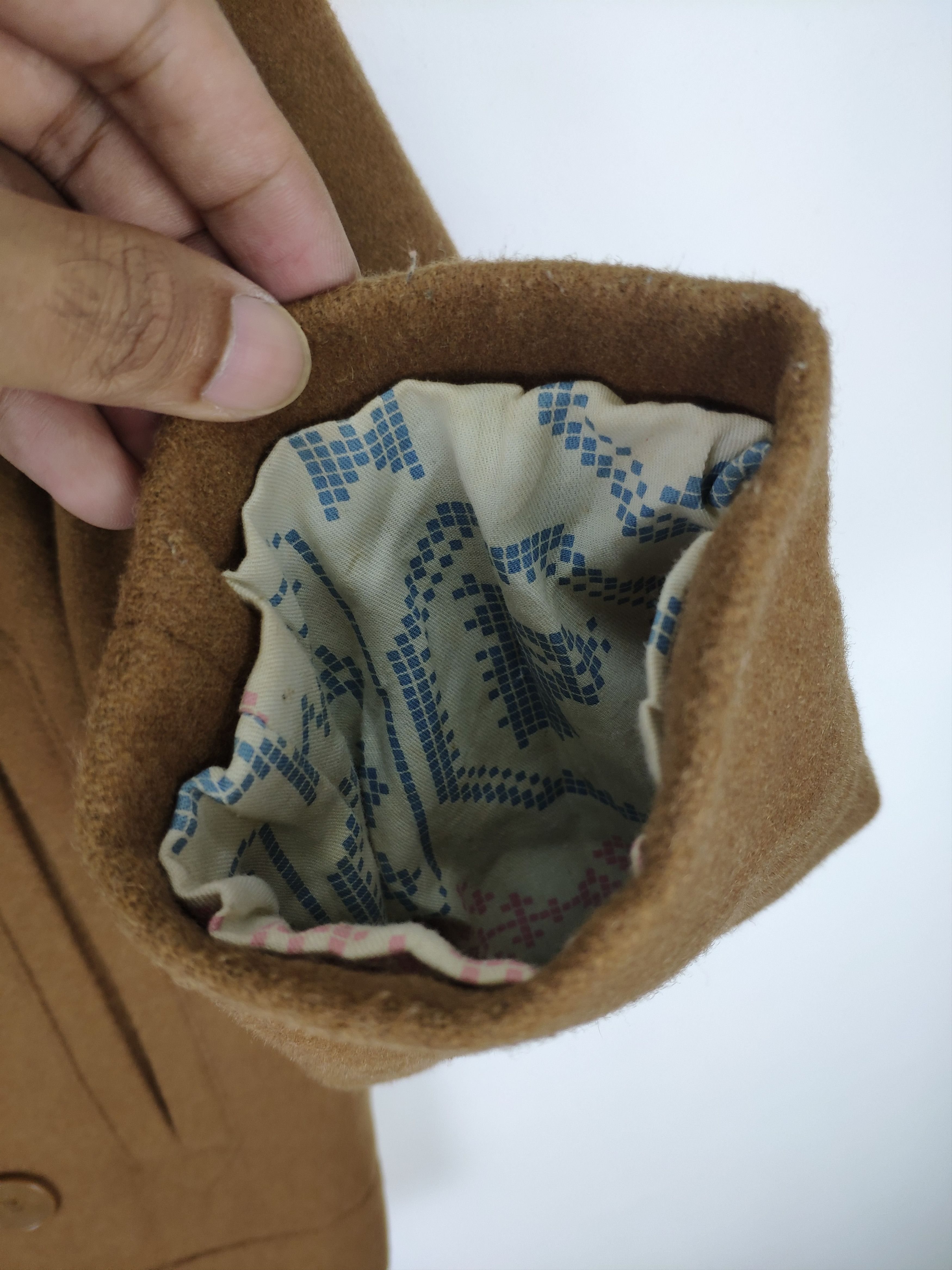 Designer × Issey Miyake × Japanese Brand Ne Net By Issey Miyake Wool Peacoat Native Linen Size US M / EU 48-50 / 2 - 8 Thumbnail