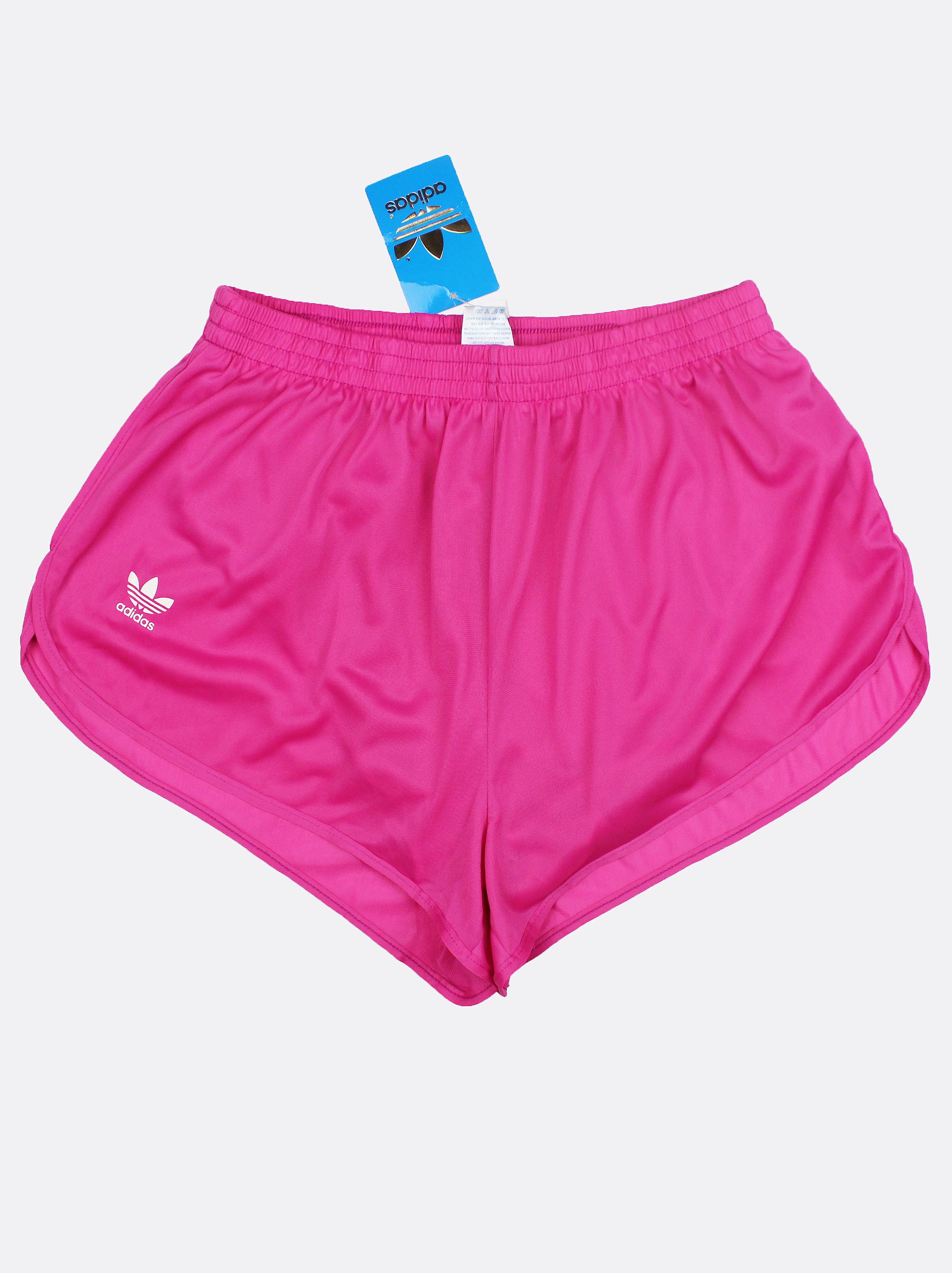 image of Nos 80's Vintage Adidas Cosmos Shorts Nylon OG Ds Spain Rare in Magenta/White, Men's (Size 36)