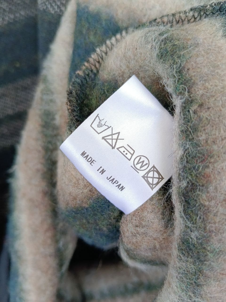 Japanese Brand LICHT BESTREBEN AW-2003 MADE IN JAPAN BAGGY WOOL T SHIRT Size US M / EU 48-50 / 2 - 6 Thumbnail