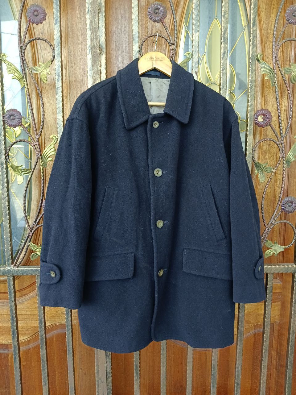 Burberry BURBERRY'S WOOL COATS JACKET Size US M / EU 48-50 / 2 - 1 Thumbnail