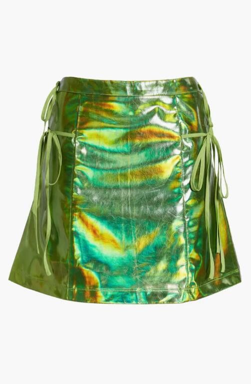 Other BNWT AW22 AMYLYNN IRIDESCENT LACED SKIRT M Size 28" / US 6 / IT 42 - 11 Thumbnail