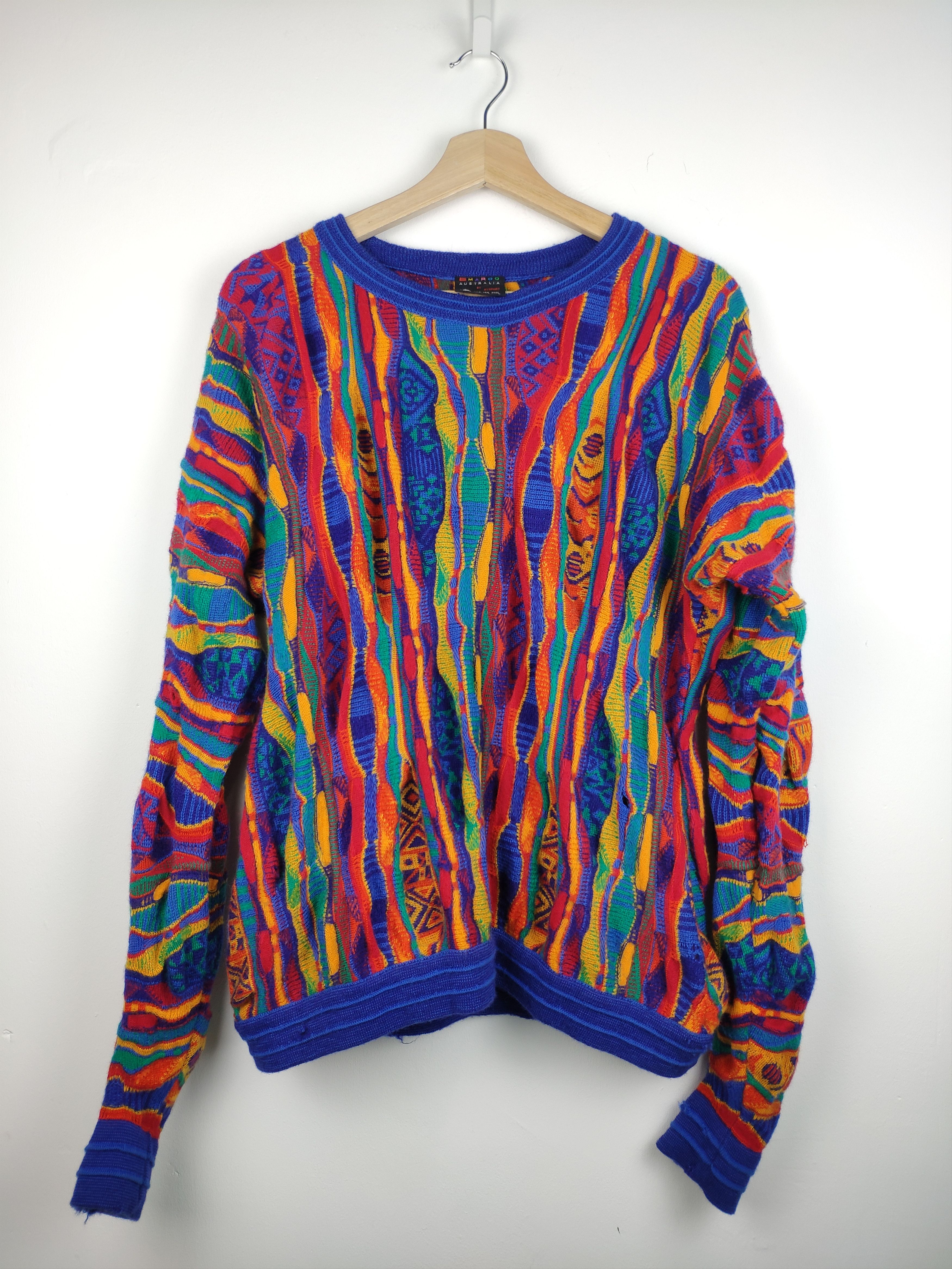Vintage Wool Knit Sweater Coogi Style