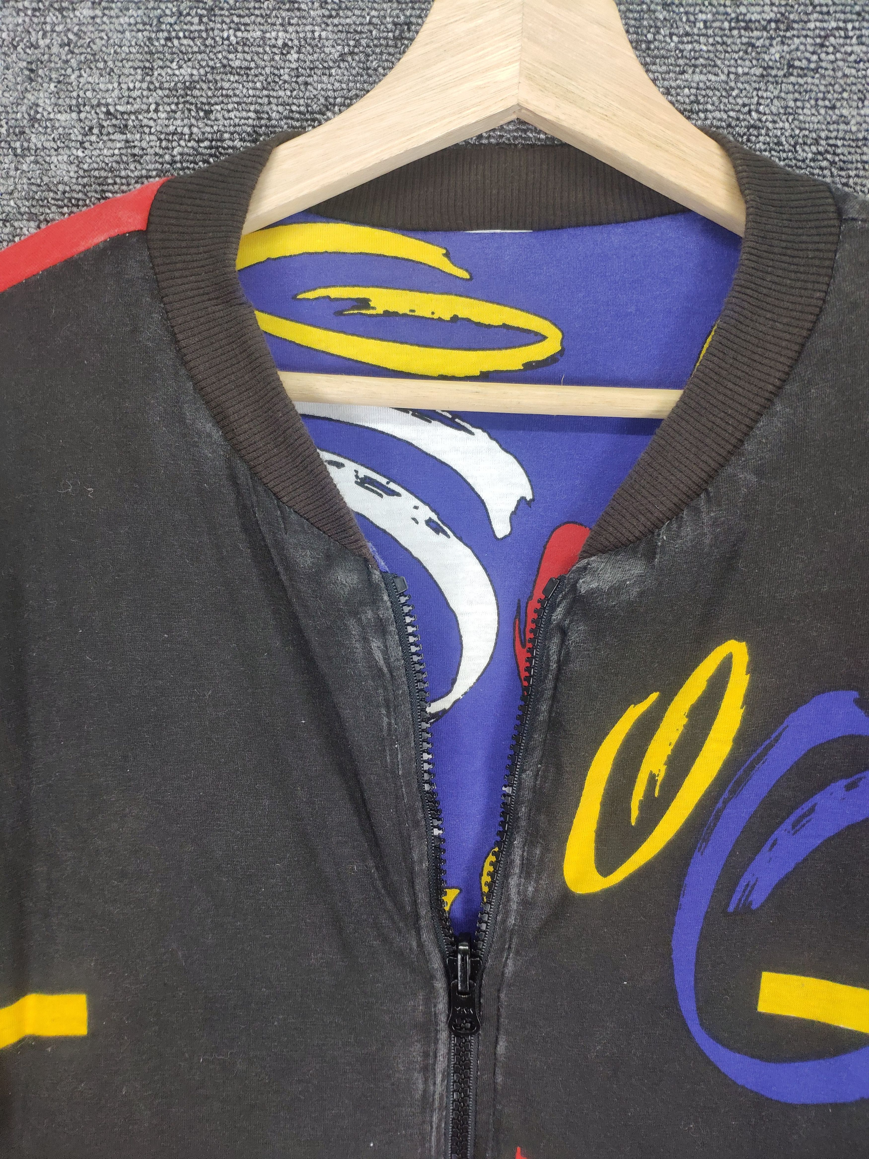 Japanese Brand × Mickey Mouse × Vintage RARE 🔥 Vintage Mickey Mouse Bomber Jacket Reversible Size US L / EU 52-54 / 3 - 5 Thumbnail