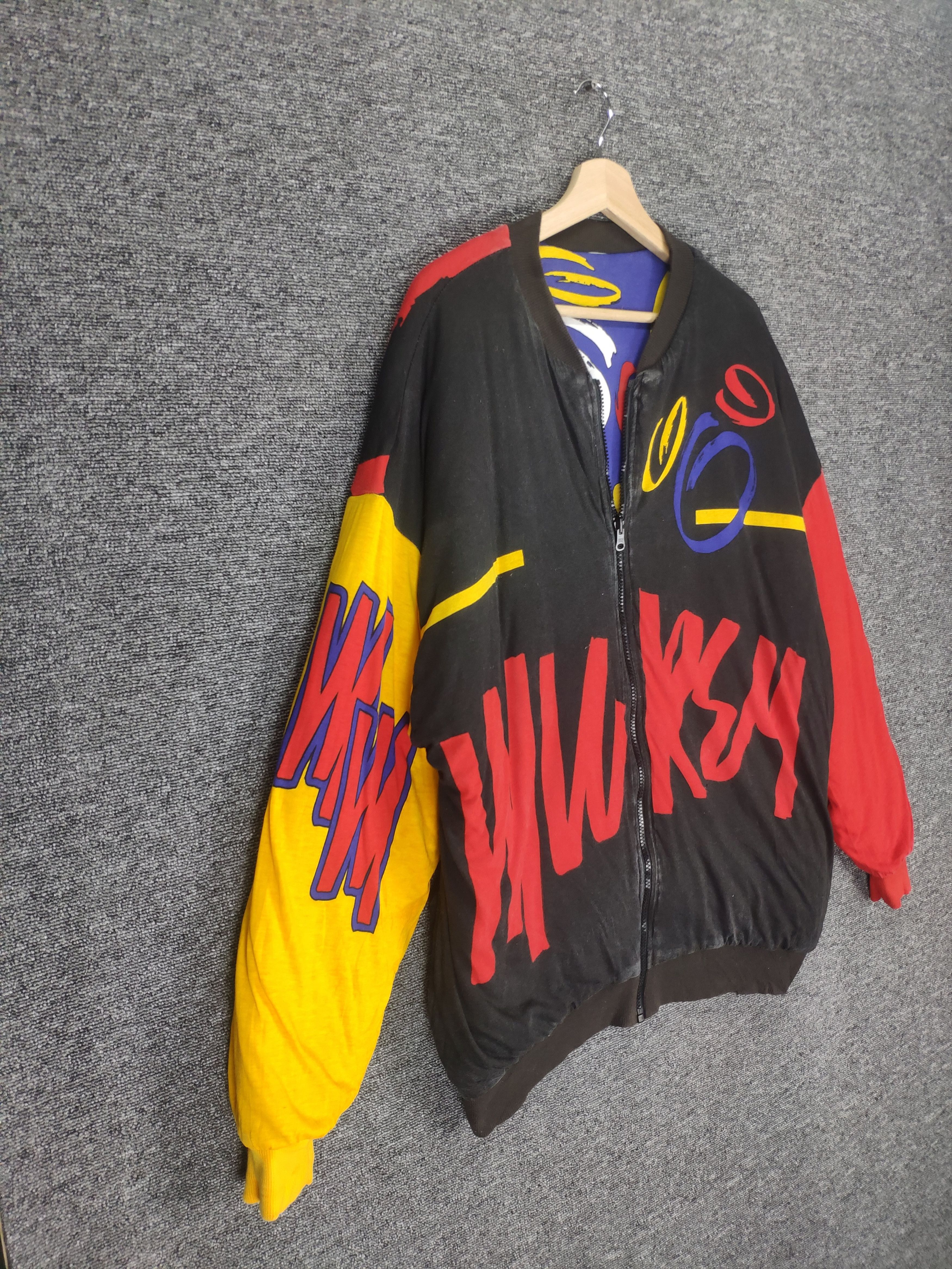 Japanese Brand × Mickey Mouse × Vintage RARE 🔥 Vintage Mickey Mouse Bomber Jacket Reversible Size US L / EU 52-54 / 3 - 3 Thumbnail