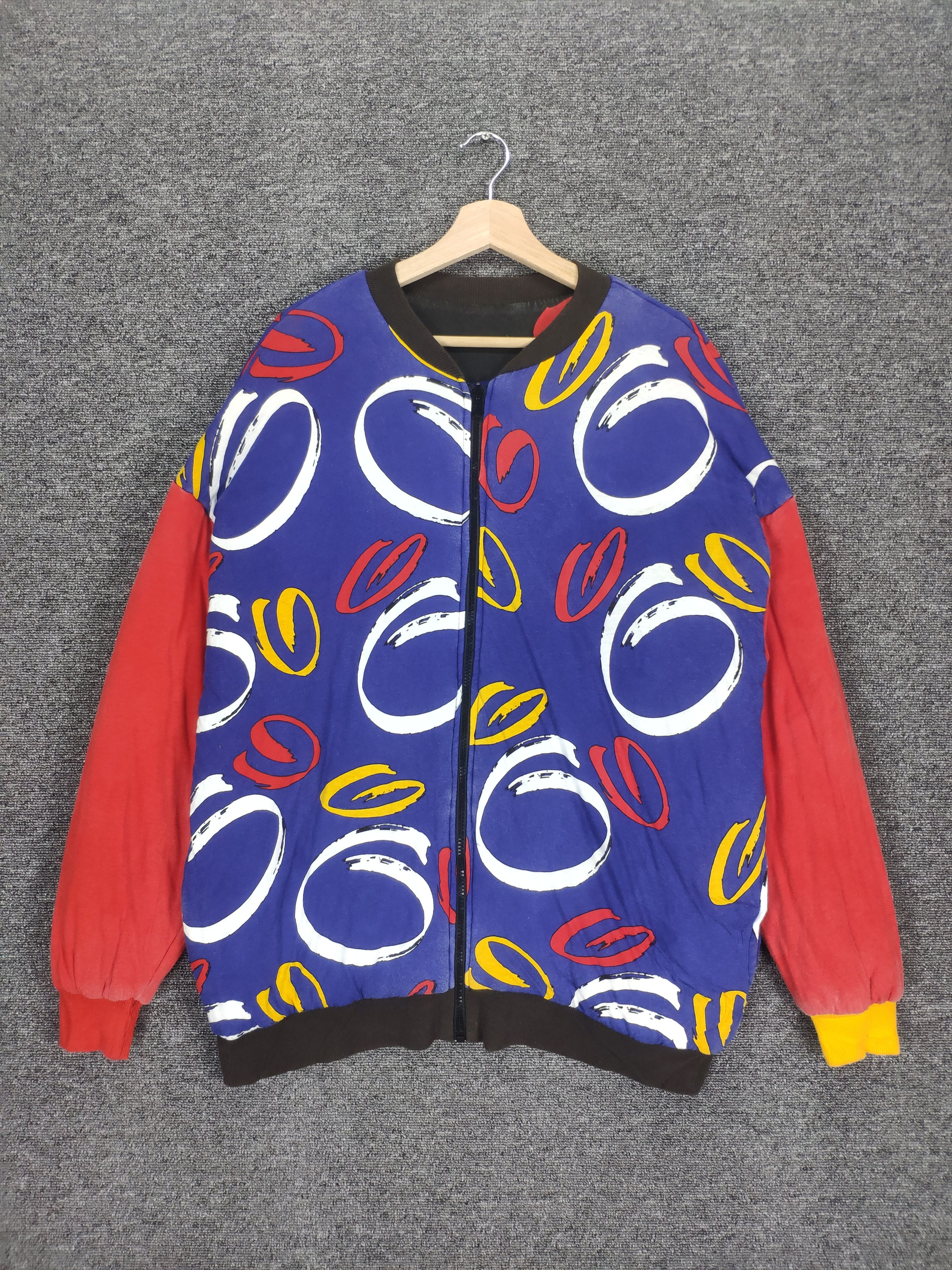 Japanese Brand × Mickey Mouse × Vintage RARE 🔥 Vintage Mickey Mouse Bomber Jacket Reversible Size US L / EU 52-54 / 3 - 14 Thumbnail