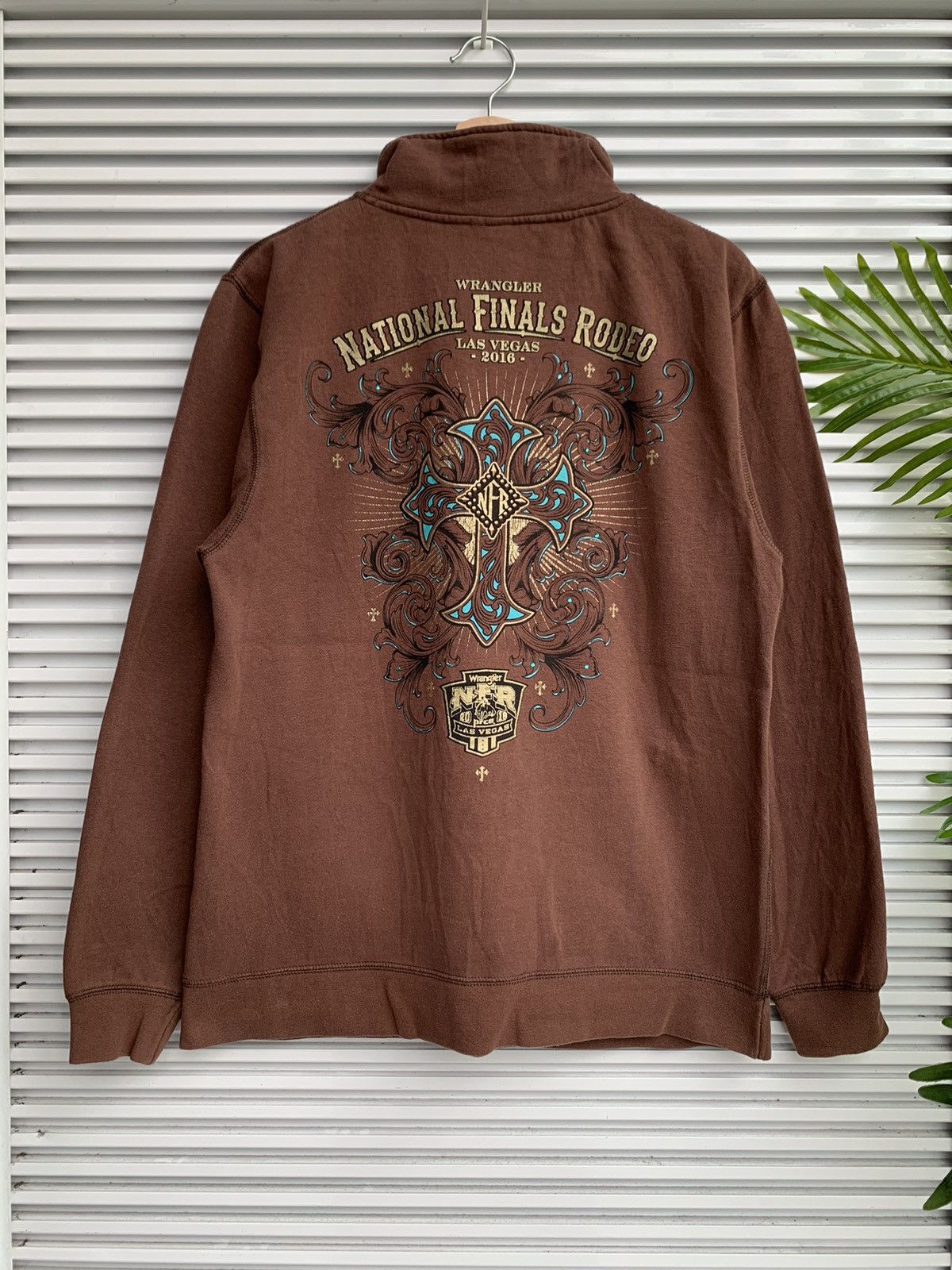 Japanese Brand Prorodeo Chrome Big Cross Hearts Half Zipper Sweater Size US M / EU 48-50 / 2 - 1 Thumbnail