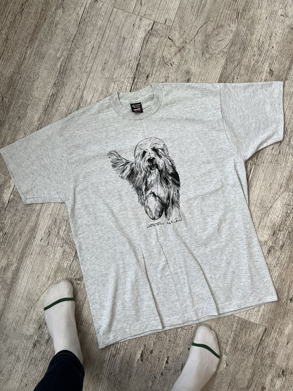 Japanese Brand × Vintage Vintage COMING&GOING tee 1991 travis style y2k band Size US XL / EU 56 / 4 - 1 Thumbnail