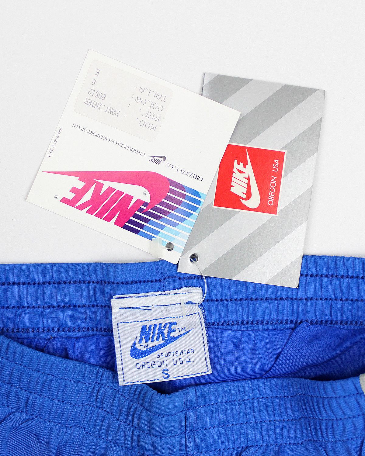 Nike NOS 80s vintage Nike Interval shorts OG DS running Spain Size US 26 / EU 42 - 4 Thumbnail