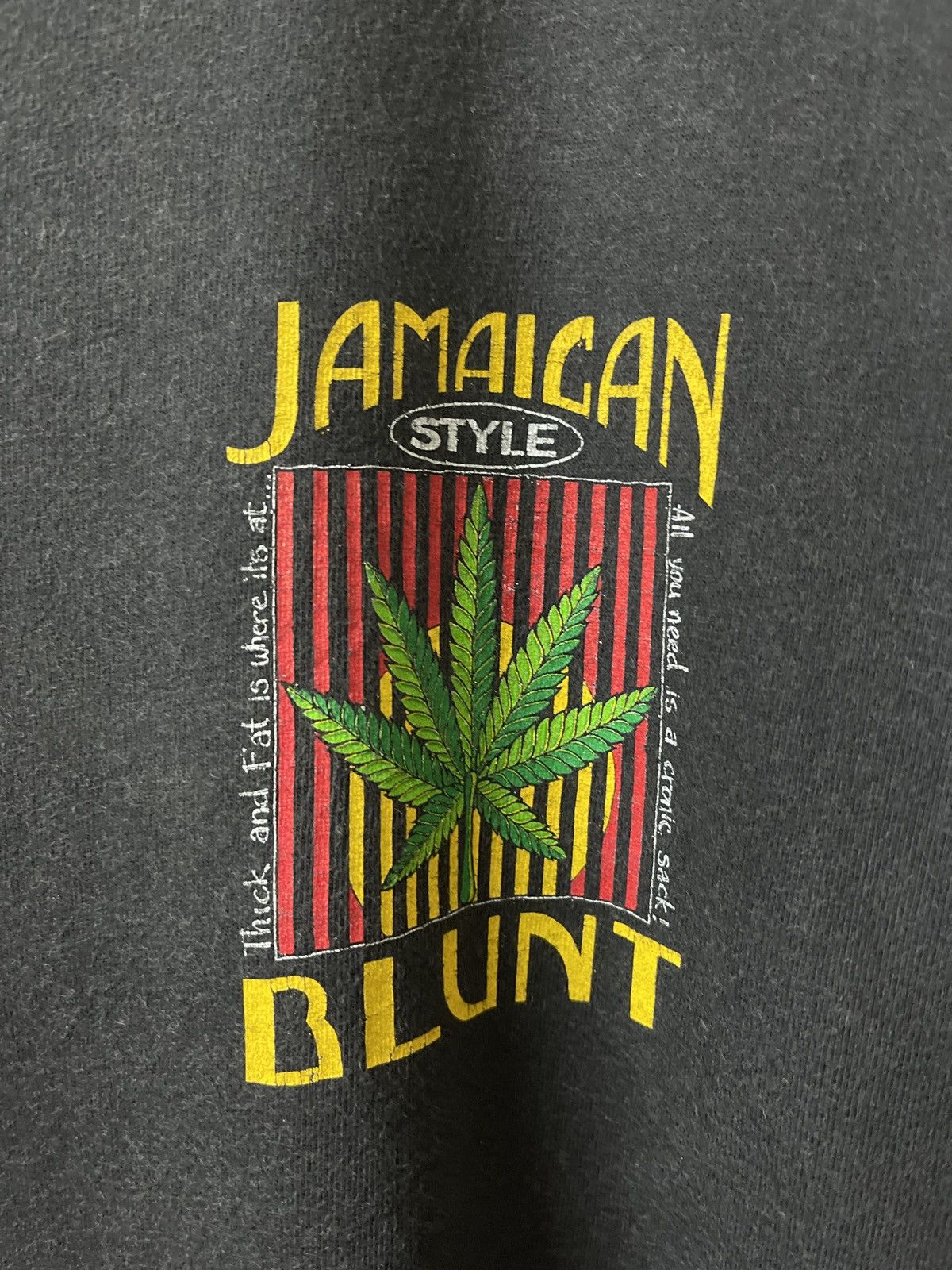 Vintage VINTAGE JAMAICAN STYLE BLUNT TEE VERY RARE Size US XL / EU 56 / 4 - 3 Thumbnail