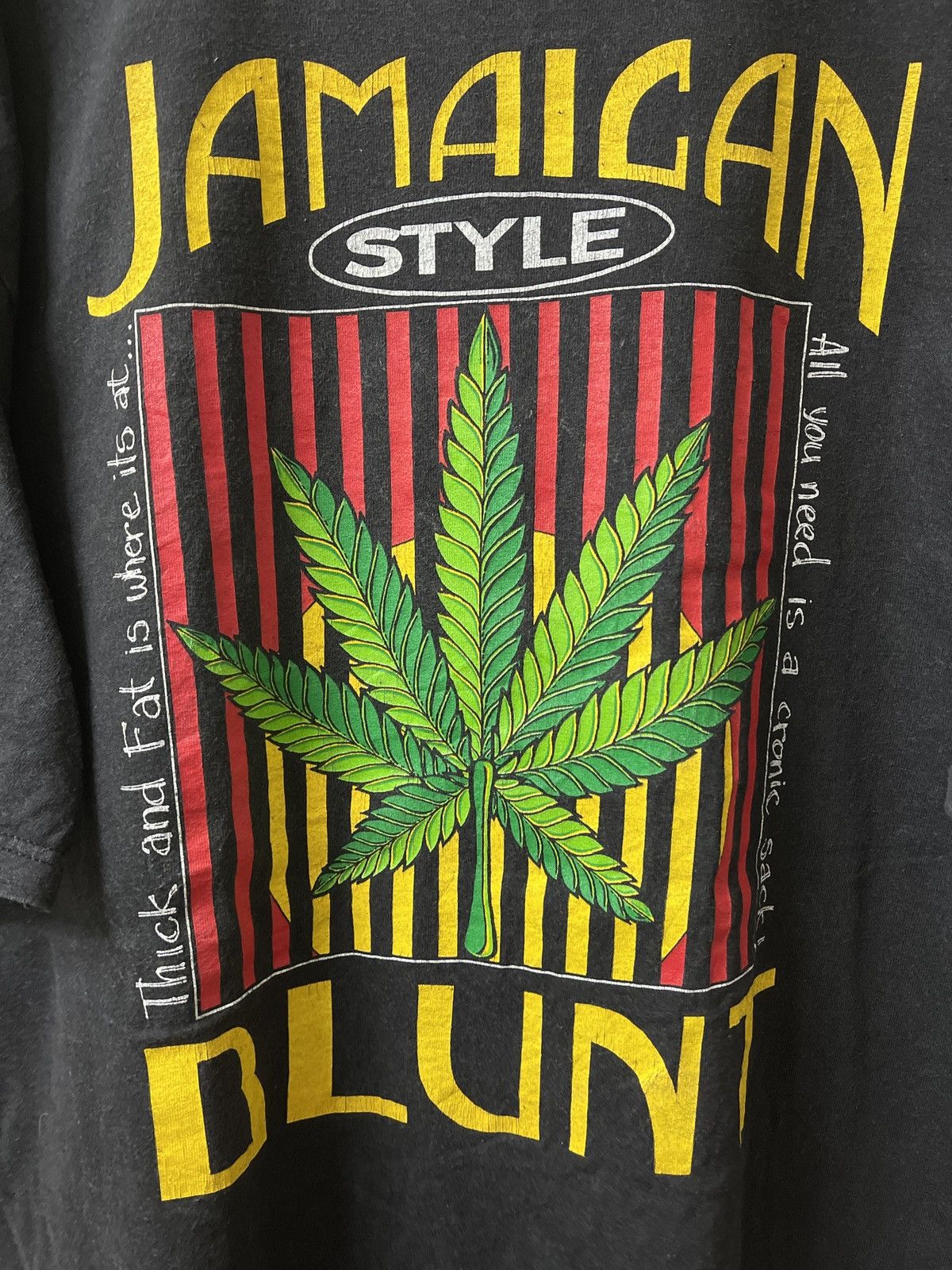 Vintage VINTAGE JAMAICAN STYLE BLUNT TEE VERY RARE Size US XL / EU 56 / 4 - 5 Thumbnail