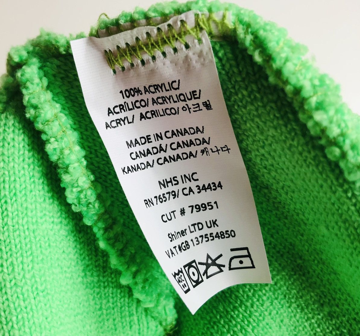 Santa Cruz Skateboards SANTACRUZ Beanie GREEN FLUO Size ONE SIZE - 3 Thumbnail