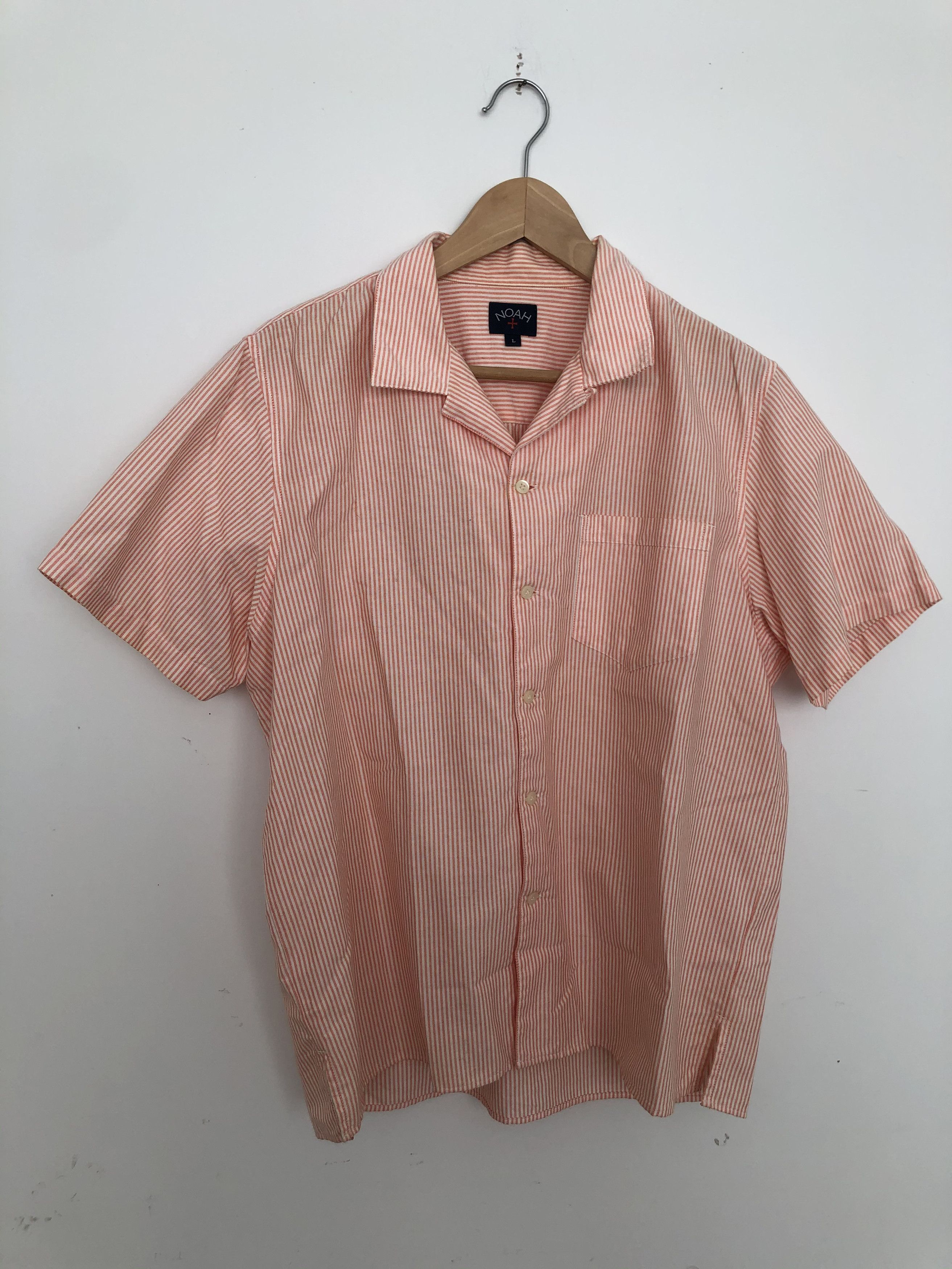 Noah Noah Summer Striped Button Up Shirt Size US L / EU 52-54 / 3 - 2 Thumbnail