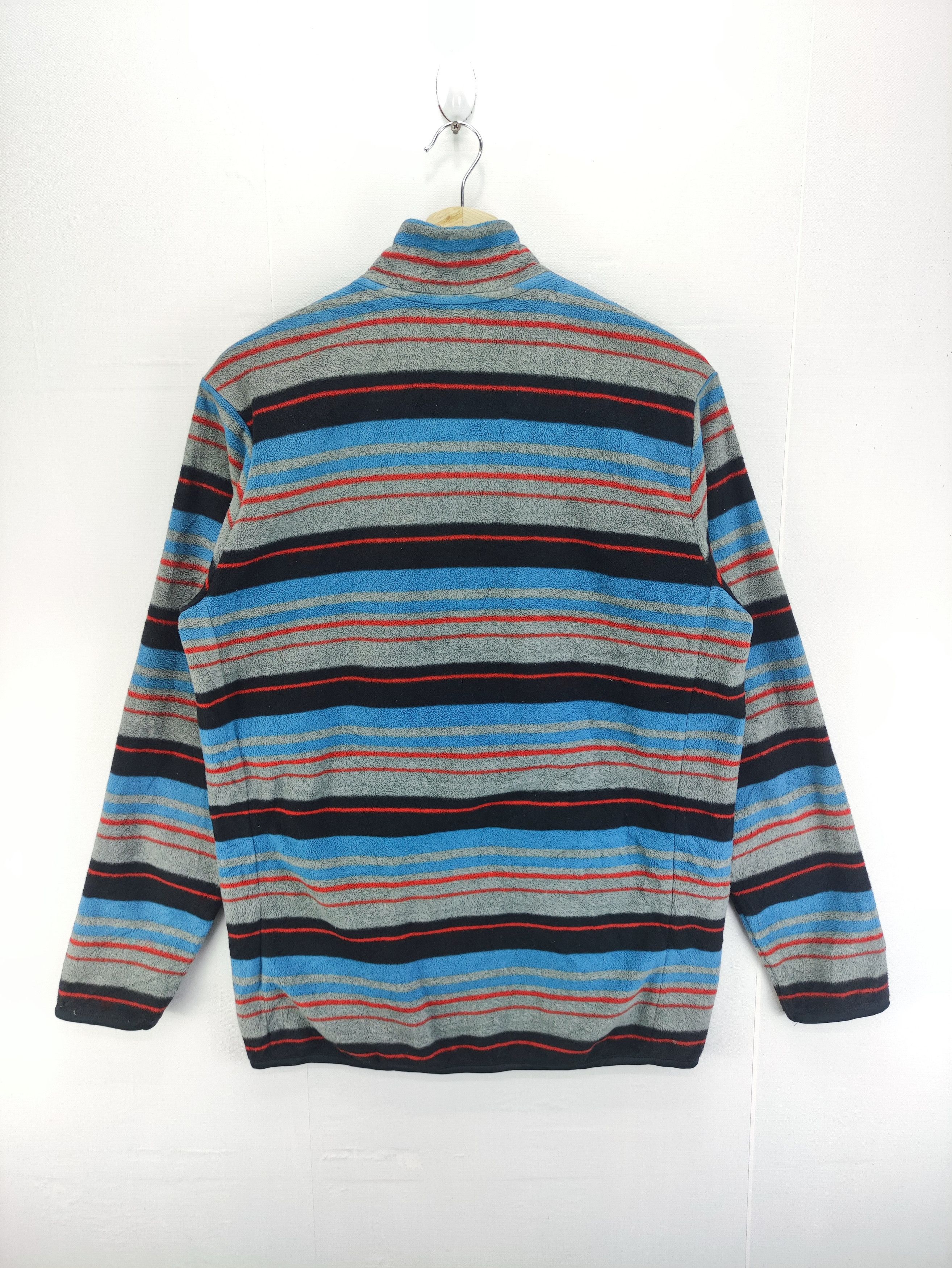 Uniqlo Uniqlo Sweater Striped Jacket Fleece Zipper Size US M / EU 48-50 / 2 - 8 Thumbnail