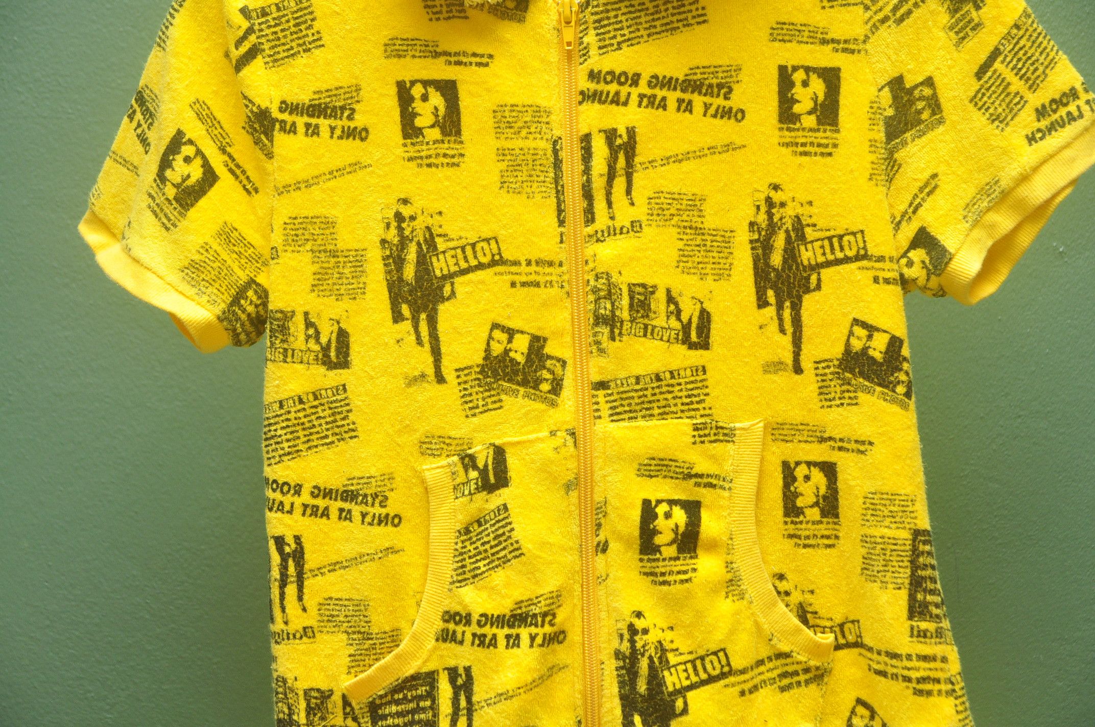Designer × Japanese Brand Punk Hoodie Yellow Shirt Size S / US 4 / IT 40 - 4 Thumbnail