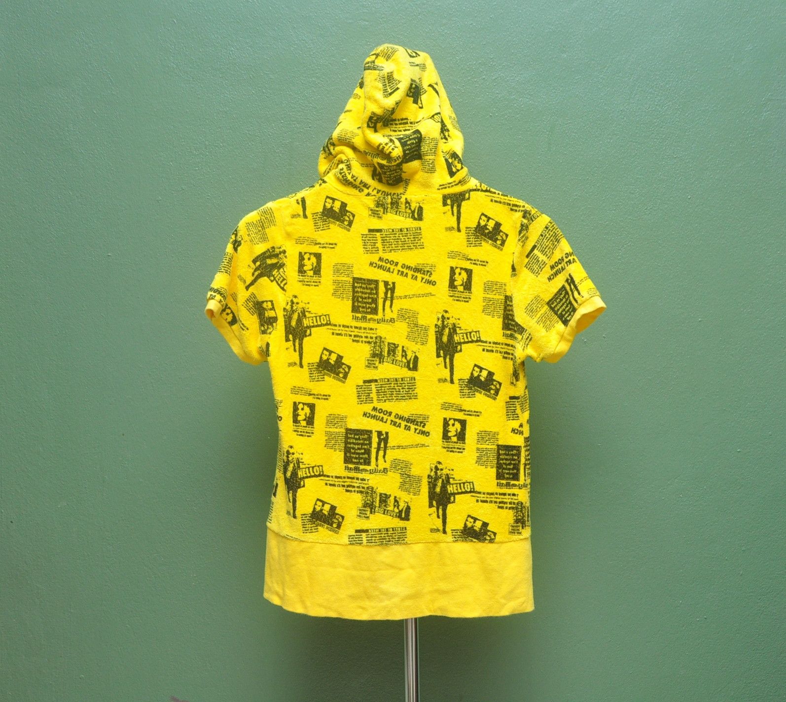 Designer × Japanese Brand Punk Hoodie Yellow Shirt Size S / US 4 / IT 40 - 5 Thumbnail