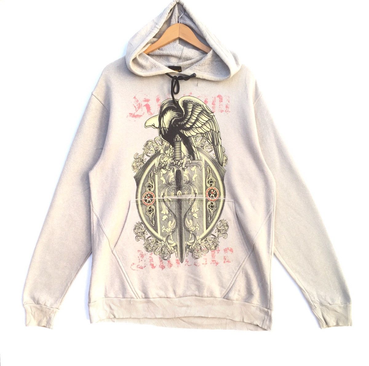 Japanese Brand Custom Culture Big Logo Hoodie | Spell Out Block Colour | L Size US L / EU 52-54 / 3 - 1 Thumbnail