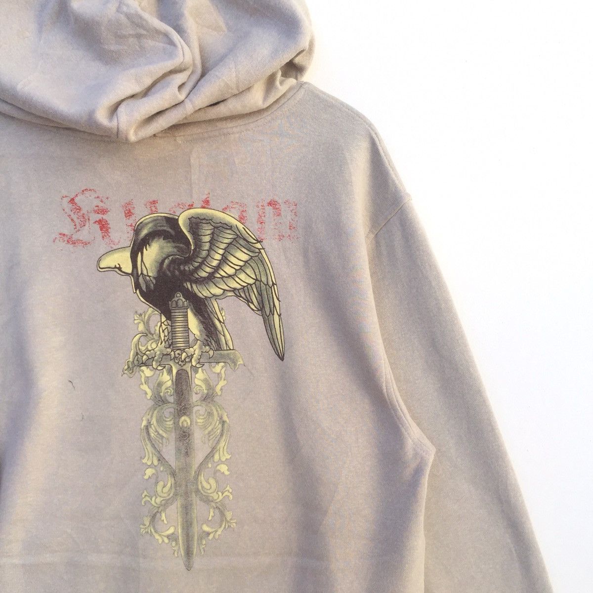 Japanese Brand Custom Culture Big Logo Hoodie | Spell Out Block Colour | L Size US L / EU 52-54 / 3 - 5 Thumbnail