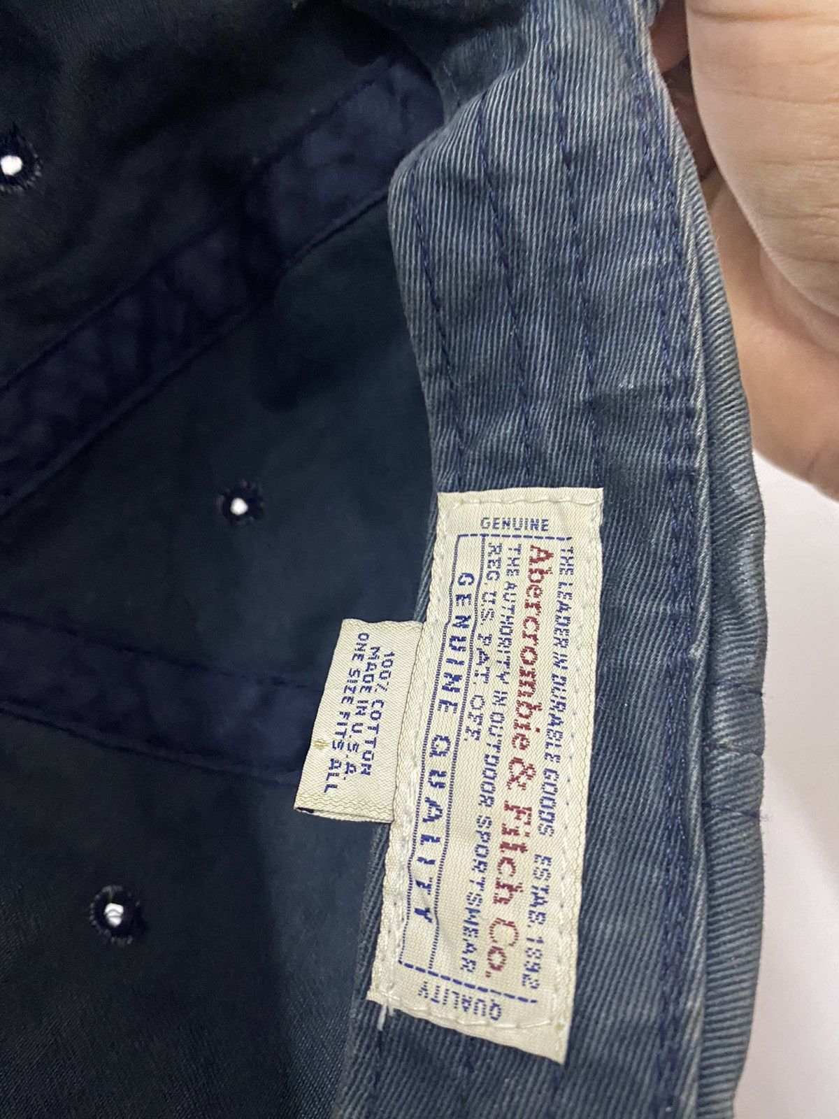Abercrombie & Fitch 🔥Vintage🔥 Abercrombie & Fitch Made In USA hat Size ONE SIZE - 6 Thumbnail