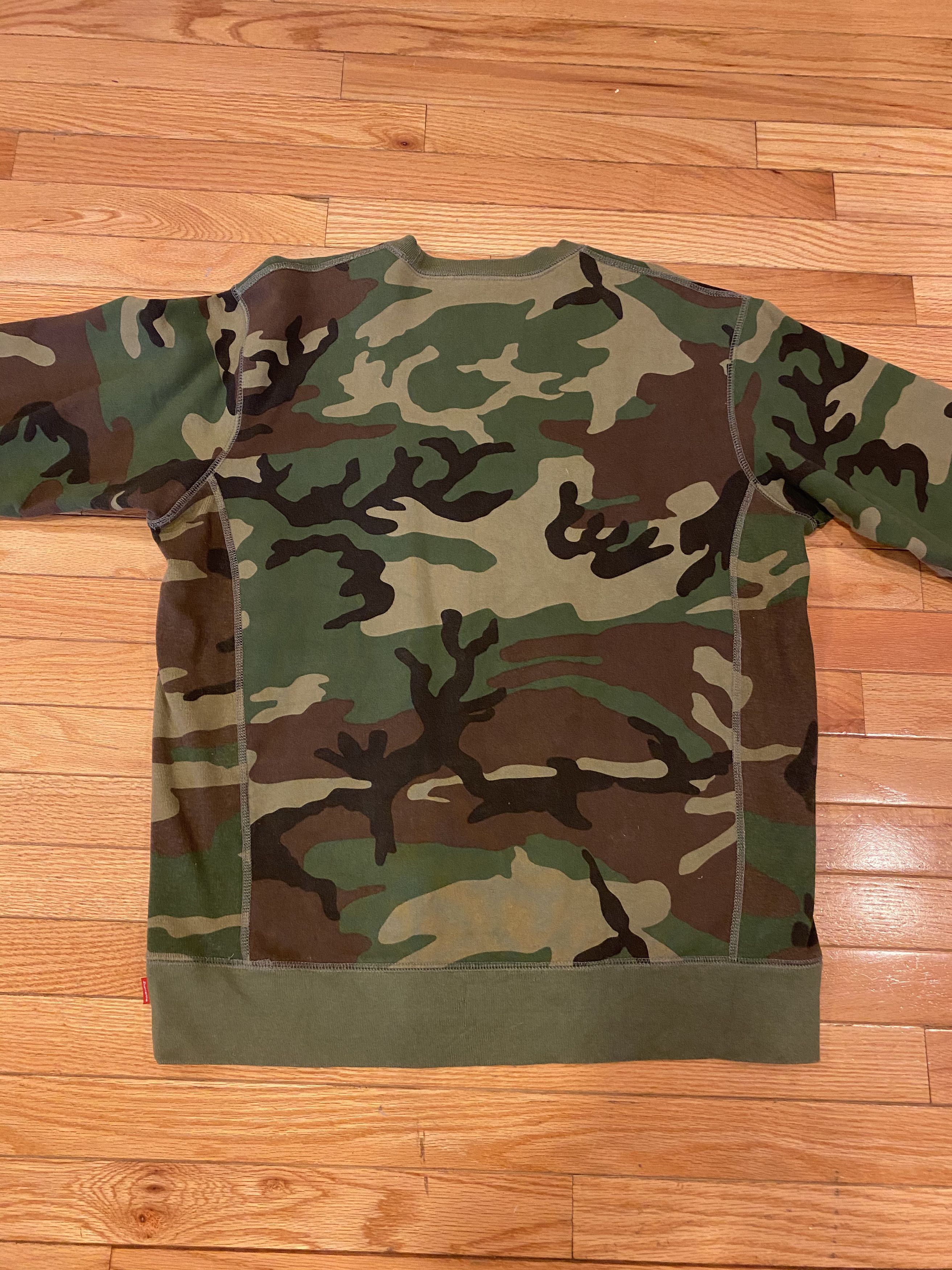 Supreme Supreme Box Logo Crewneck Camo (FW15) Size US L / EU 52-54 / 3 - 4 Thumbnail