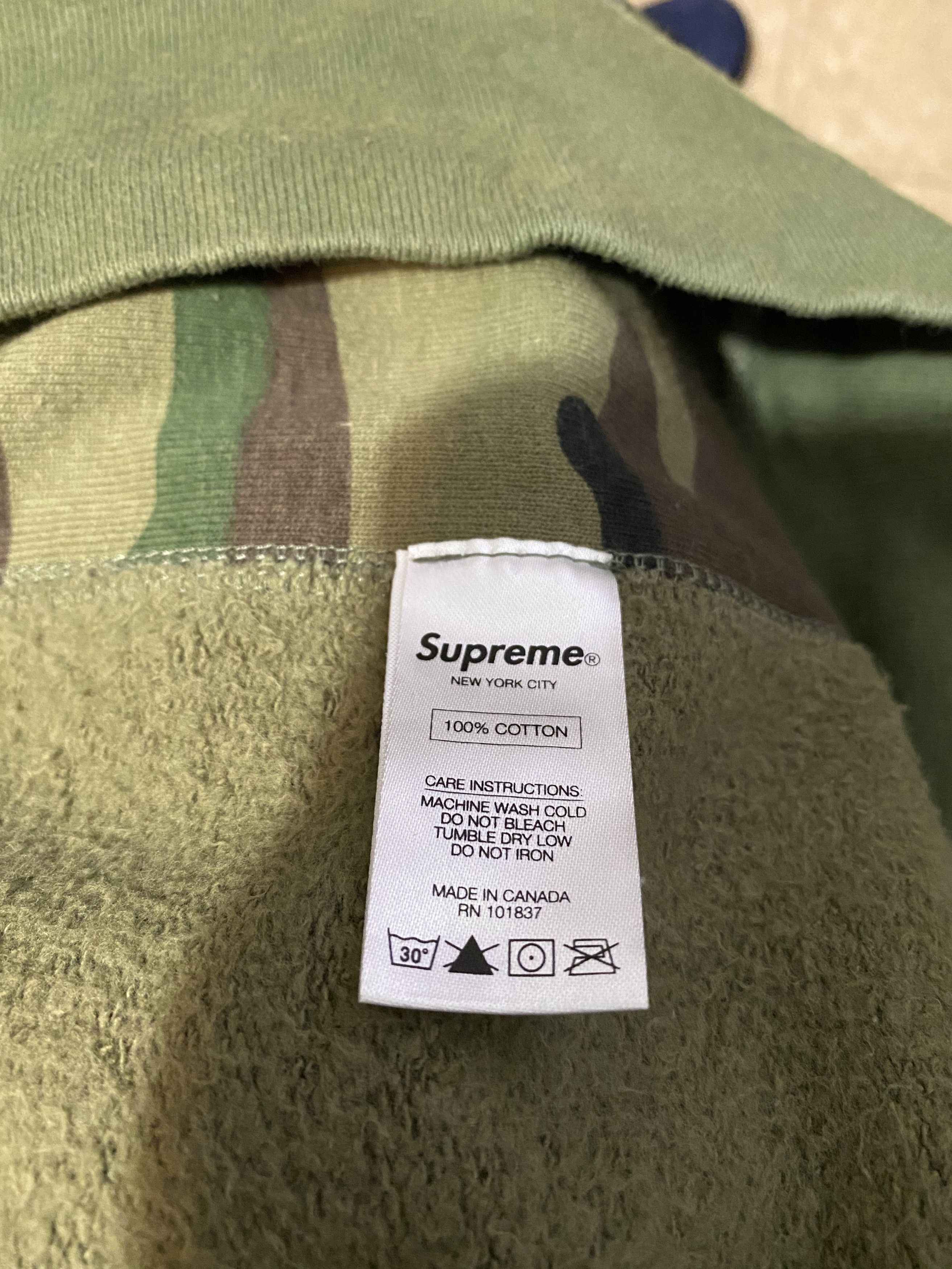 Supreme Supreme Box Logo Crewneck Camo (FW15) Size US L / EU 52-54 / 3 - 5 Thumbnail