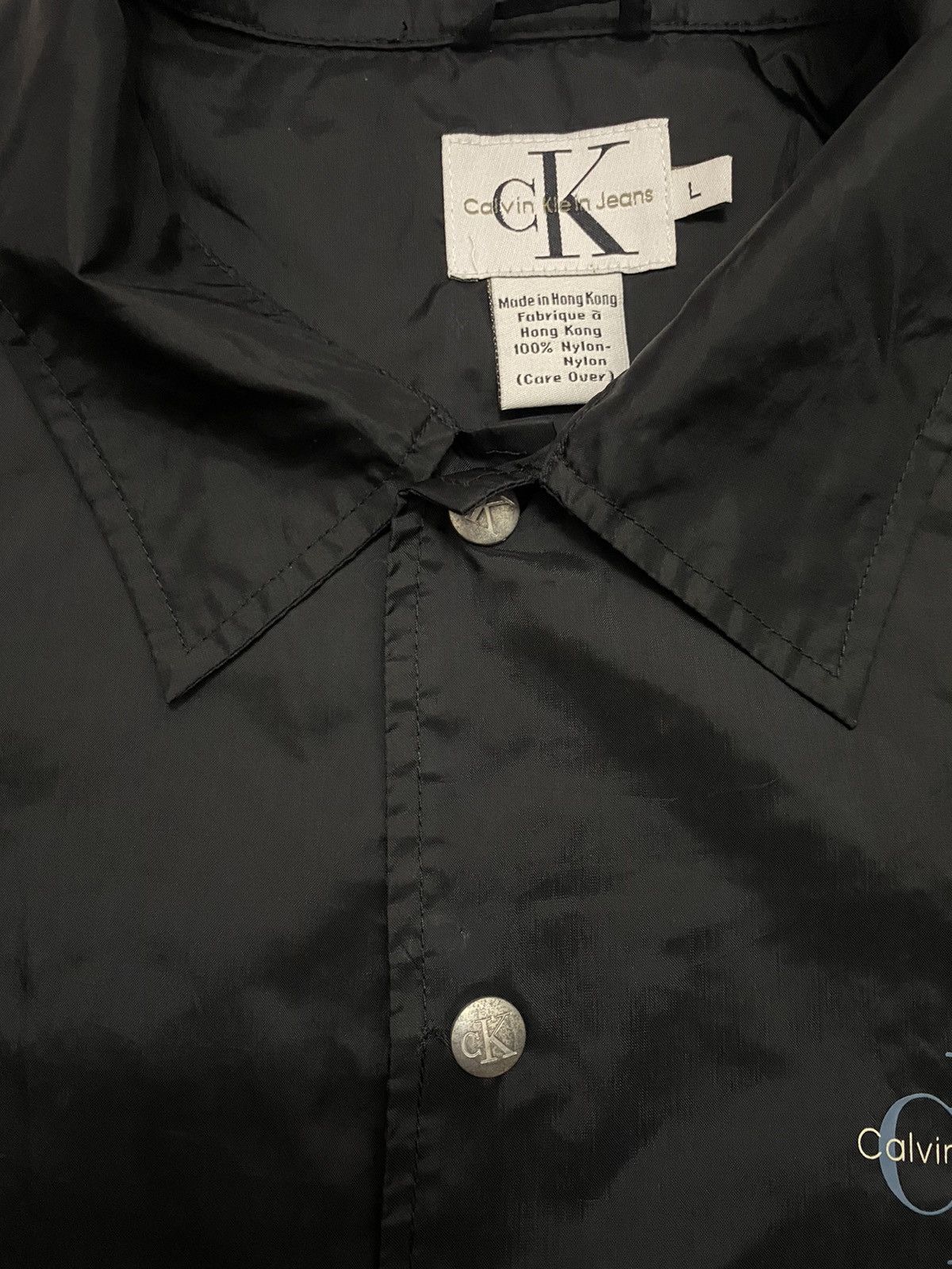 Calvin Klein × Calvin Klein 205W39NYC Calvin Klein Coach Jacket Trashed Size US L / EU 52-54 / 3 - 6 Thumbnail