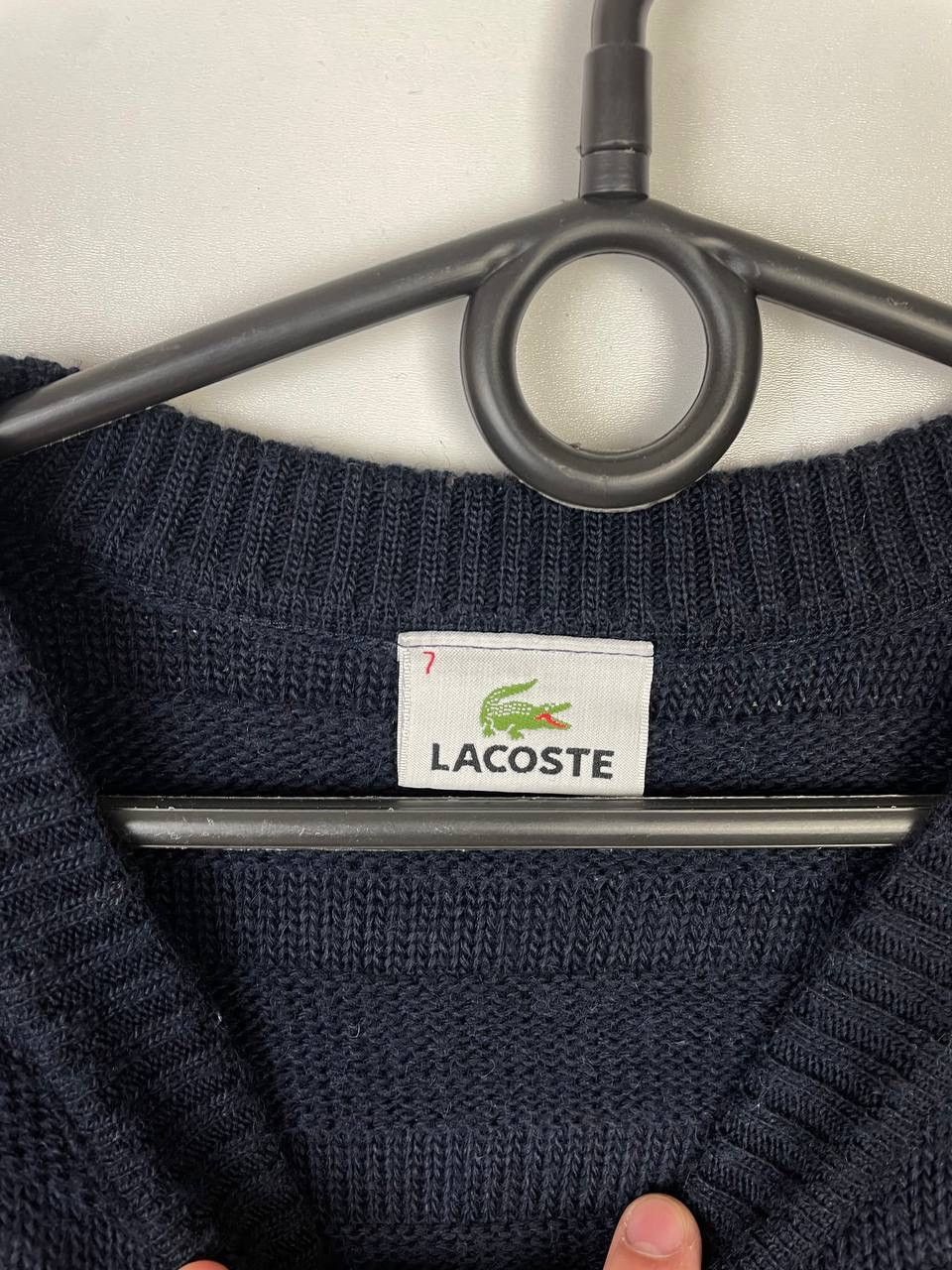 Lacoste Lacoste vintage sweater size L Size US L / EU 52-54 / 3 - 2 Thumbnail