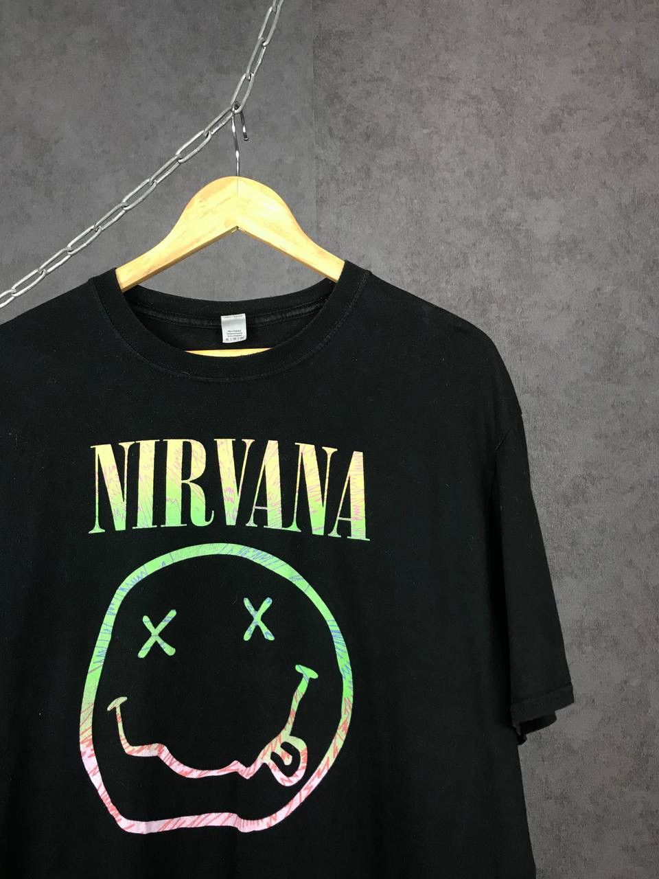 Band Tees × Nirvana Nirvana Smile vintage rock band tee Size US XL / EU 56 / 4 - 2 Thumbnail