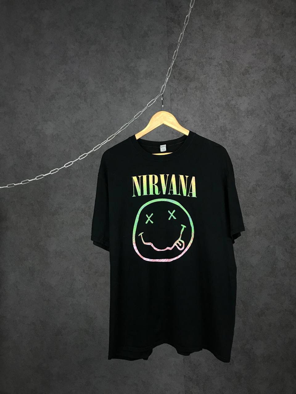 Band Tees × Nirvana Nirvana Smile vintage rock band tee Size US XL / EU 56 / 4 - 1 Thumbnail