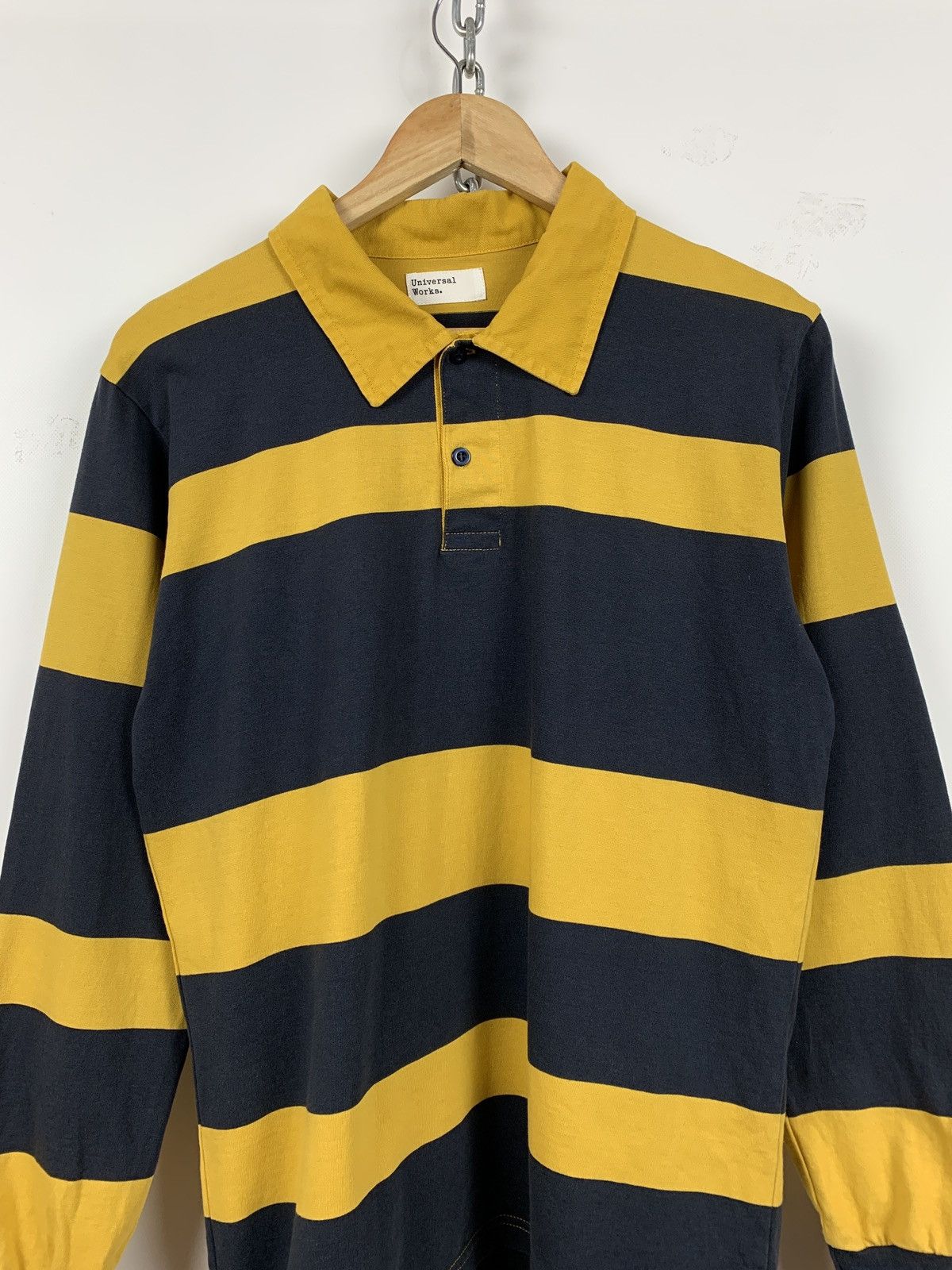 Universal Works Universal Works Rugby Striped Long Sleeve Shirt Size US S / EU 44-46 / 1 - 3 Thumbnail