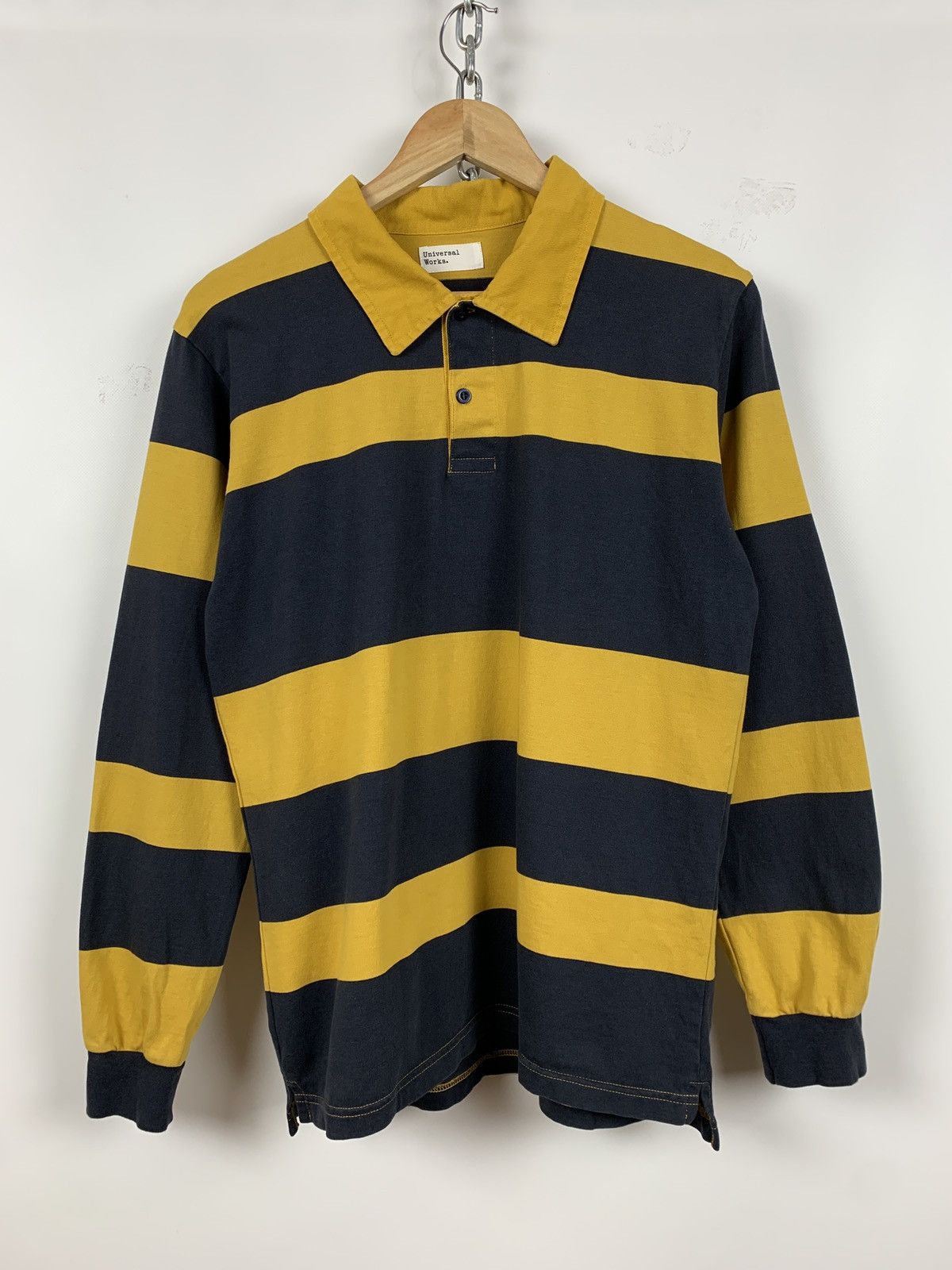 Universal Works Universal Works Rugby Striped Long Sleeve Shirt Size US S / EU 44-46 / 1 - 1 Thumbnail