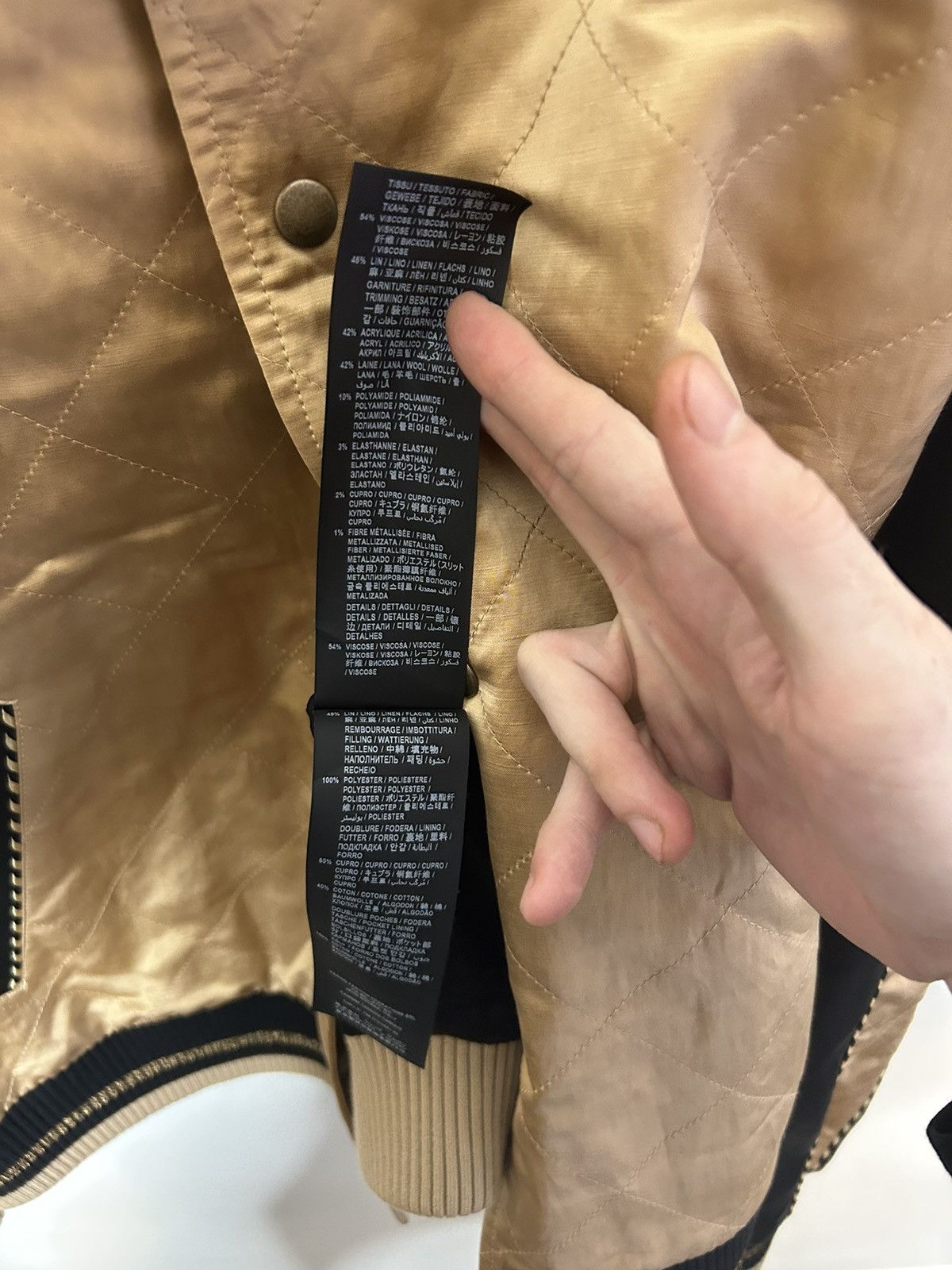 Saint Laurent Paris GRAIL satin teddy bomber jacket Size US L / EU 52-54 / 3 - 6 Thumbnail