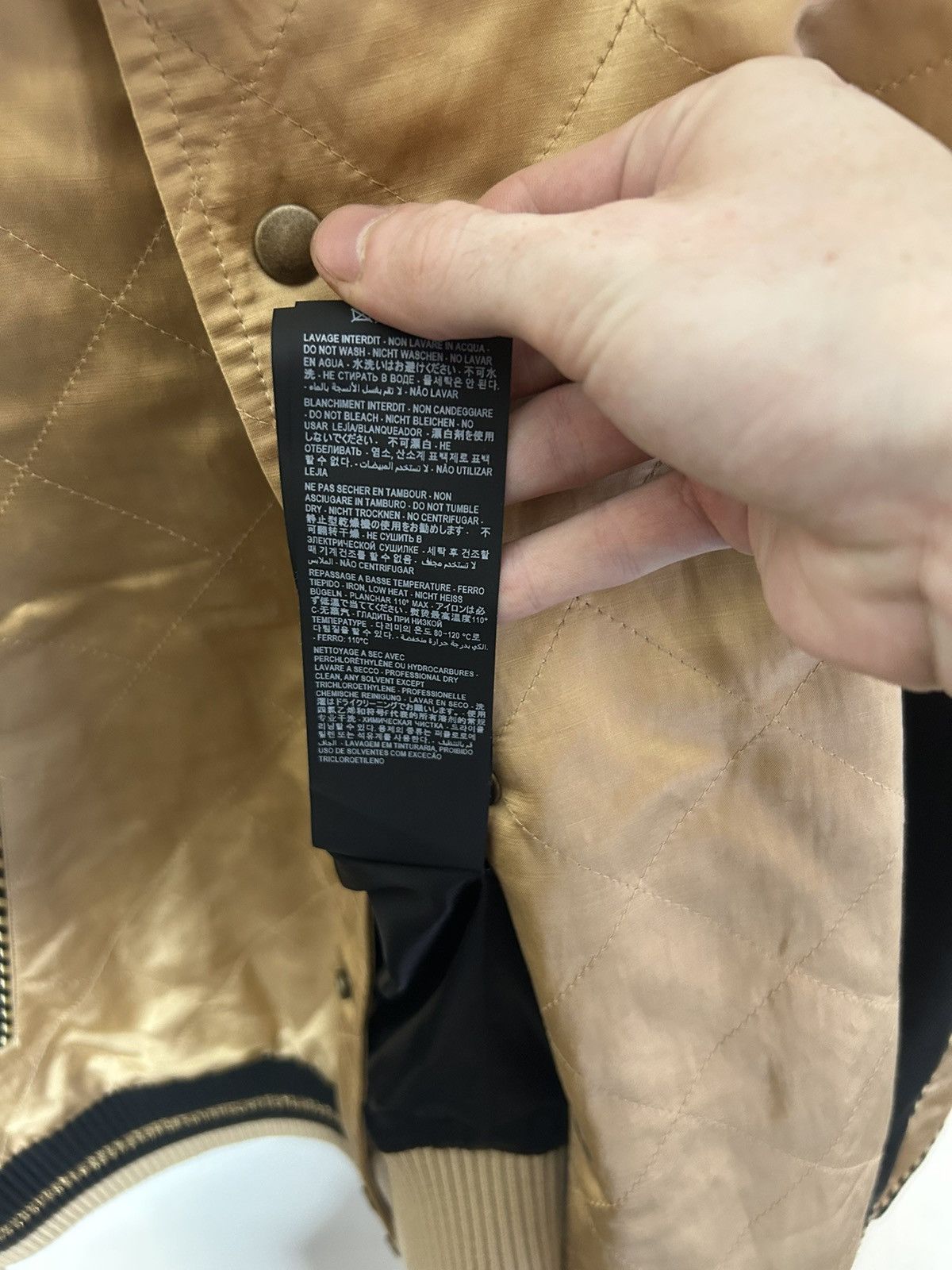Saint Laurent Paris GRAIL satin teddy bomber jacket Size US L / EU 52-54 / 3 - 7 Thumbnail