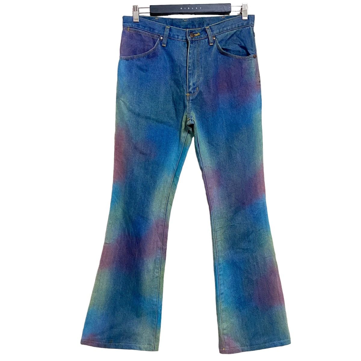 Vintage 🌈 Vintage Wrangler Denim Flare Rainbow Jeans | Grailed