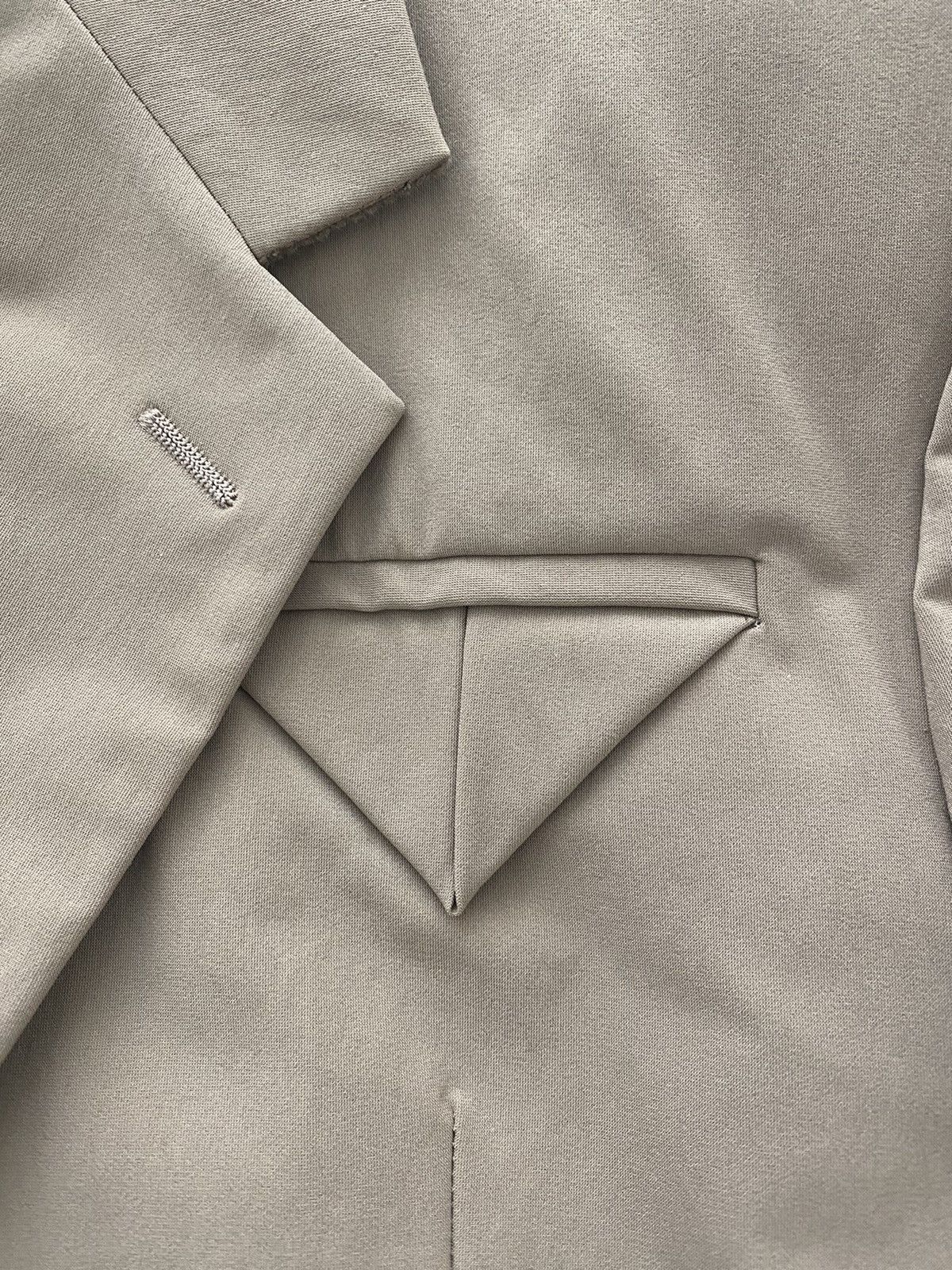 Bottega Veneta Bottega Venetia Beige Triangle Patch Blazer Sz 50 Size 50R - 2 Thumbnail