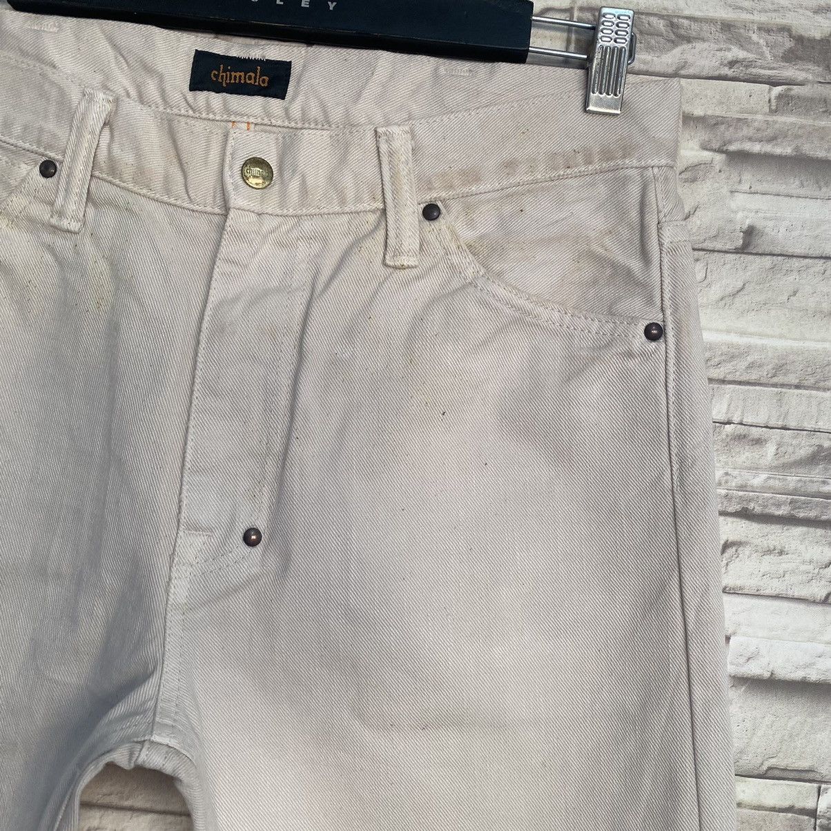 Chimala Japanese Brand CHIMALA OffWhite Denim Jeans Rusty Size US 31 - 7 Thumbnail