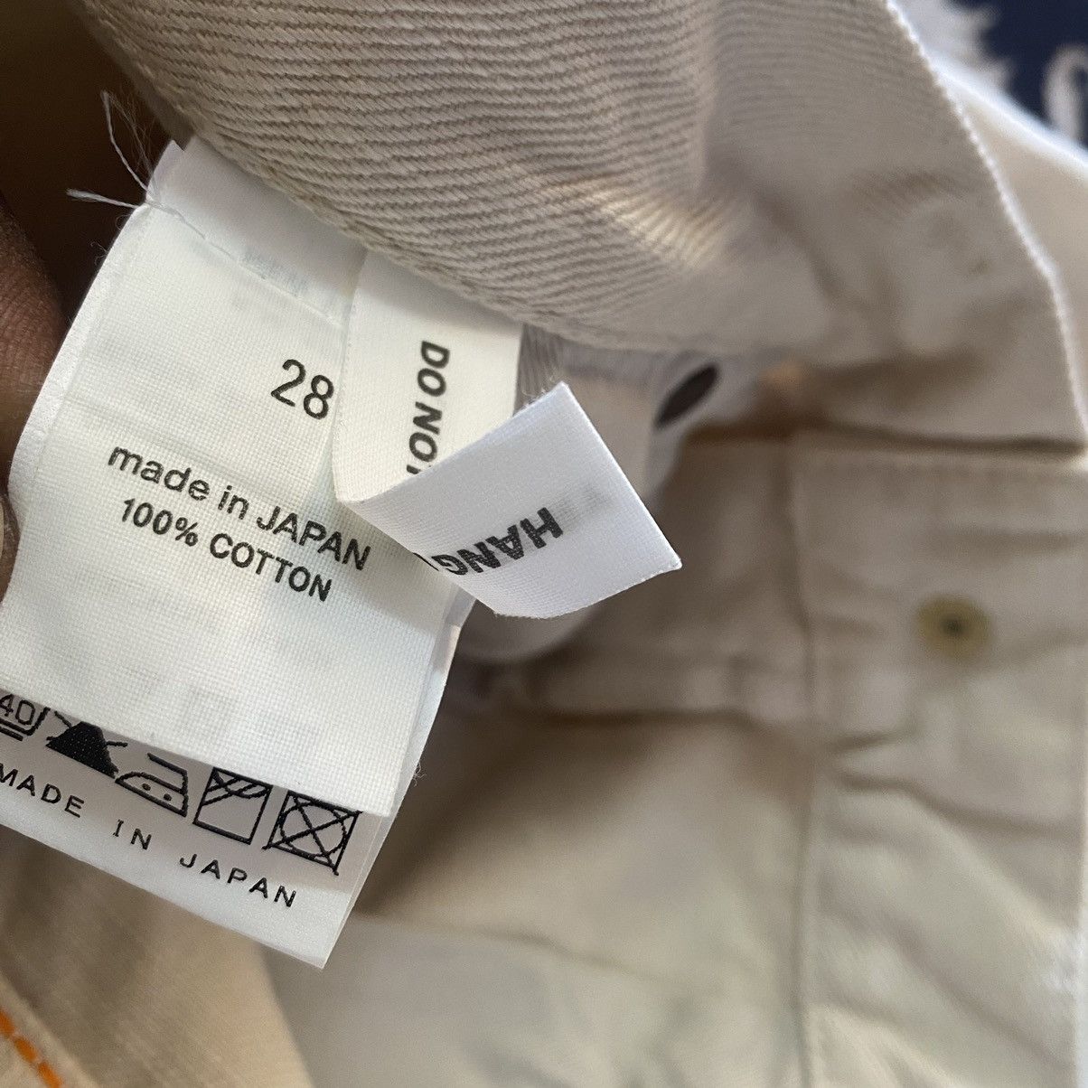 Chimala Japanese Brand CHIMALA OffWhite Denim Jeans Rusty Size US 31 - 18 Thumbnail