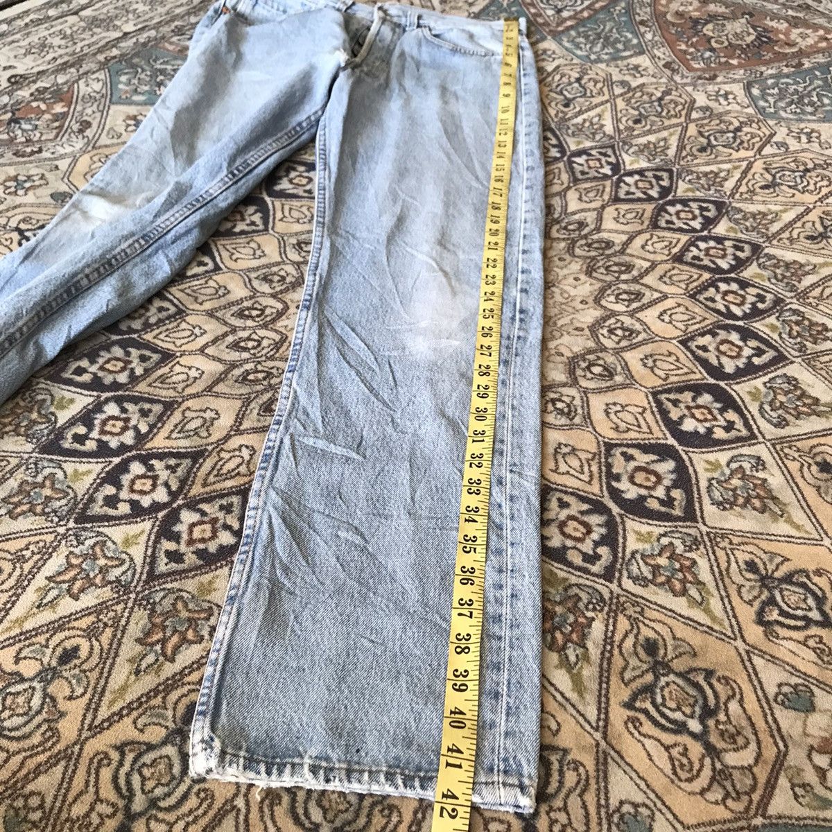 Levi's Vintage 80s Levis 501 Light Wash Nice Faded Size US 31 - 16 Thumbnail