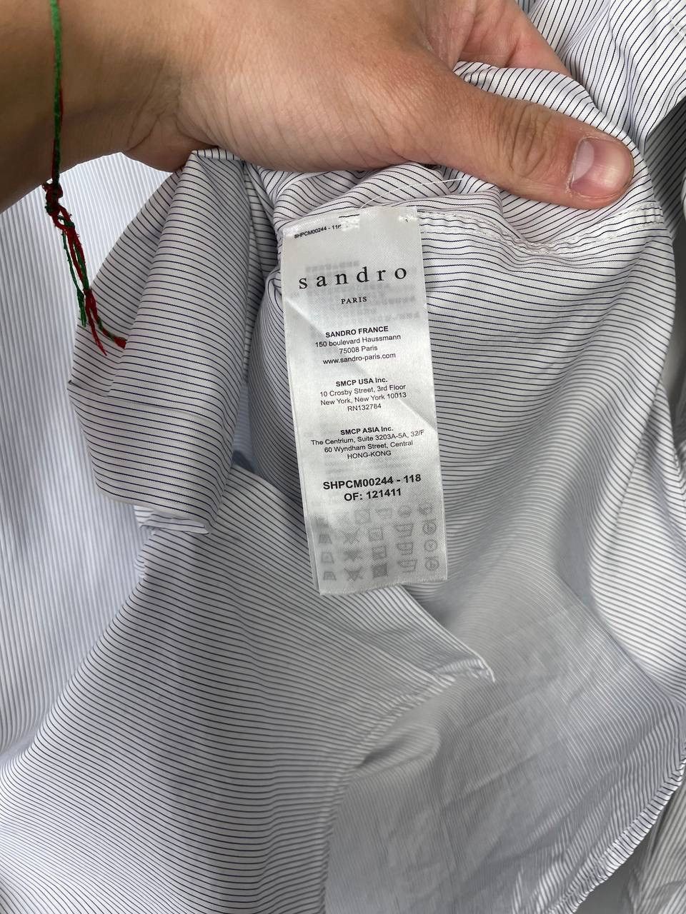 Sandro Sandro luxury shirt size Xl Size US XL / EU 56 / 4 - 4 Thumbnail