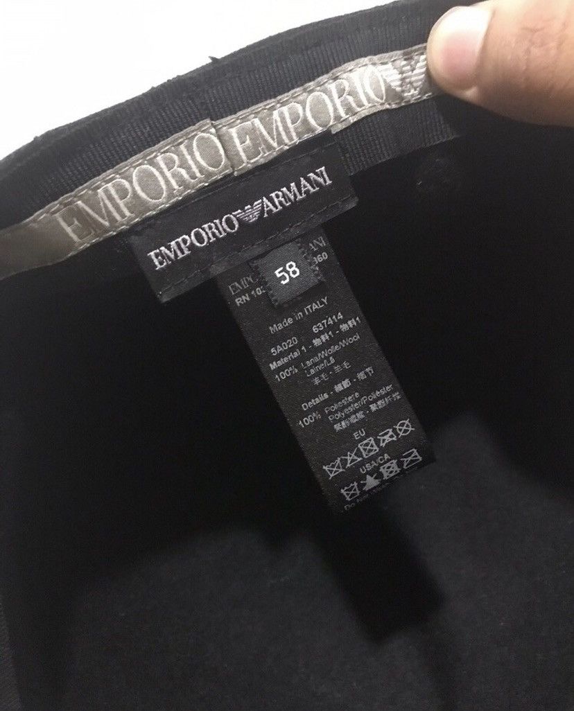 Emporio Armani VTG Emperior Armani Hat Size ONE SIZE - 3 Thumbnail